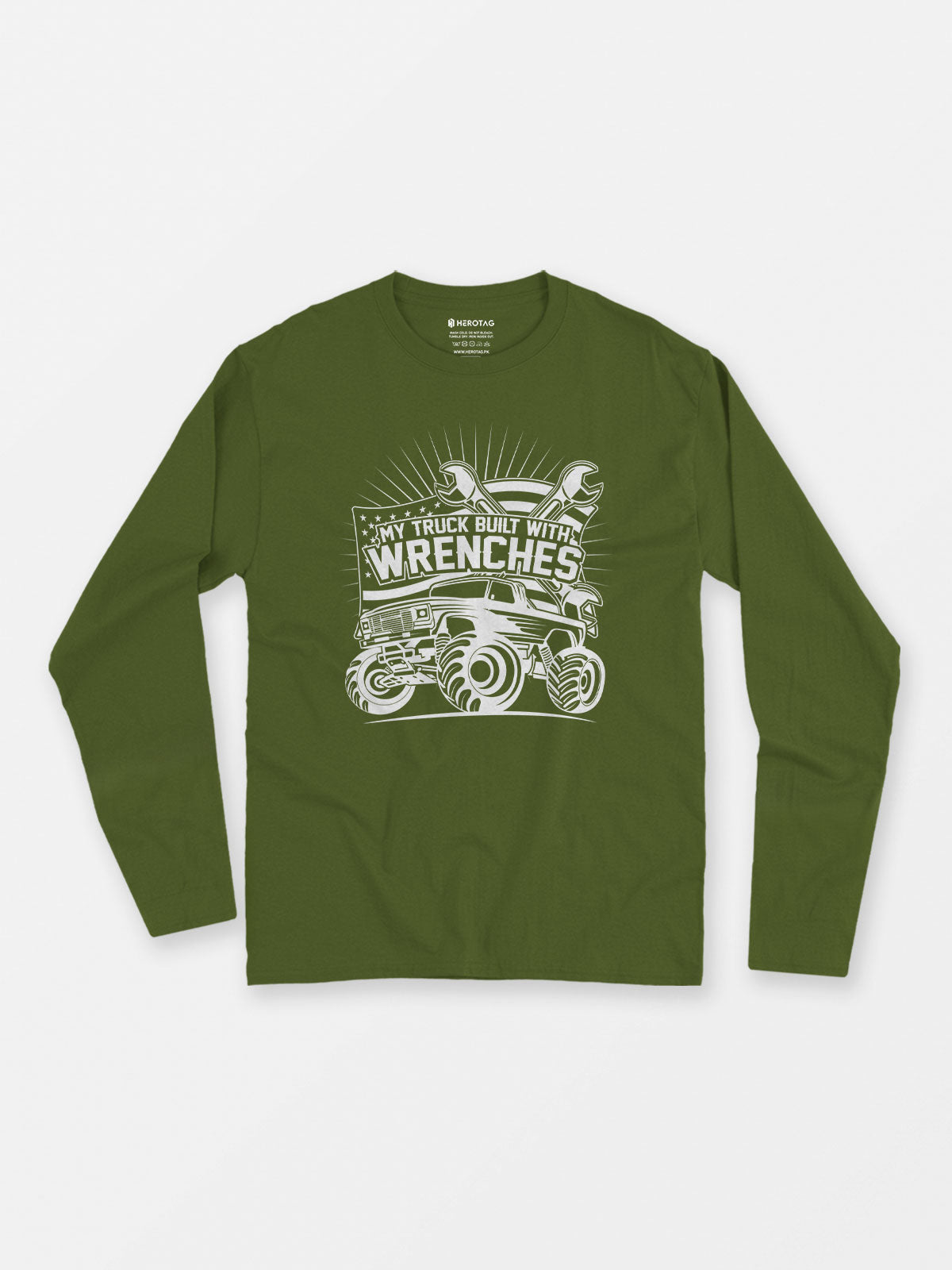 My Truck Built with Wrenches - Long Sleeve T-Shirt