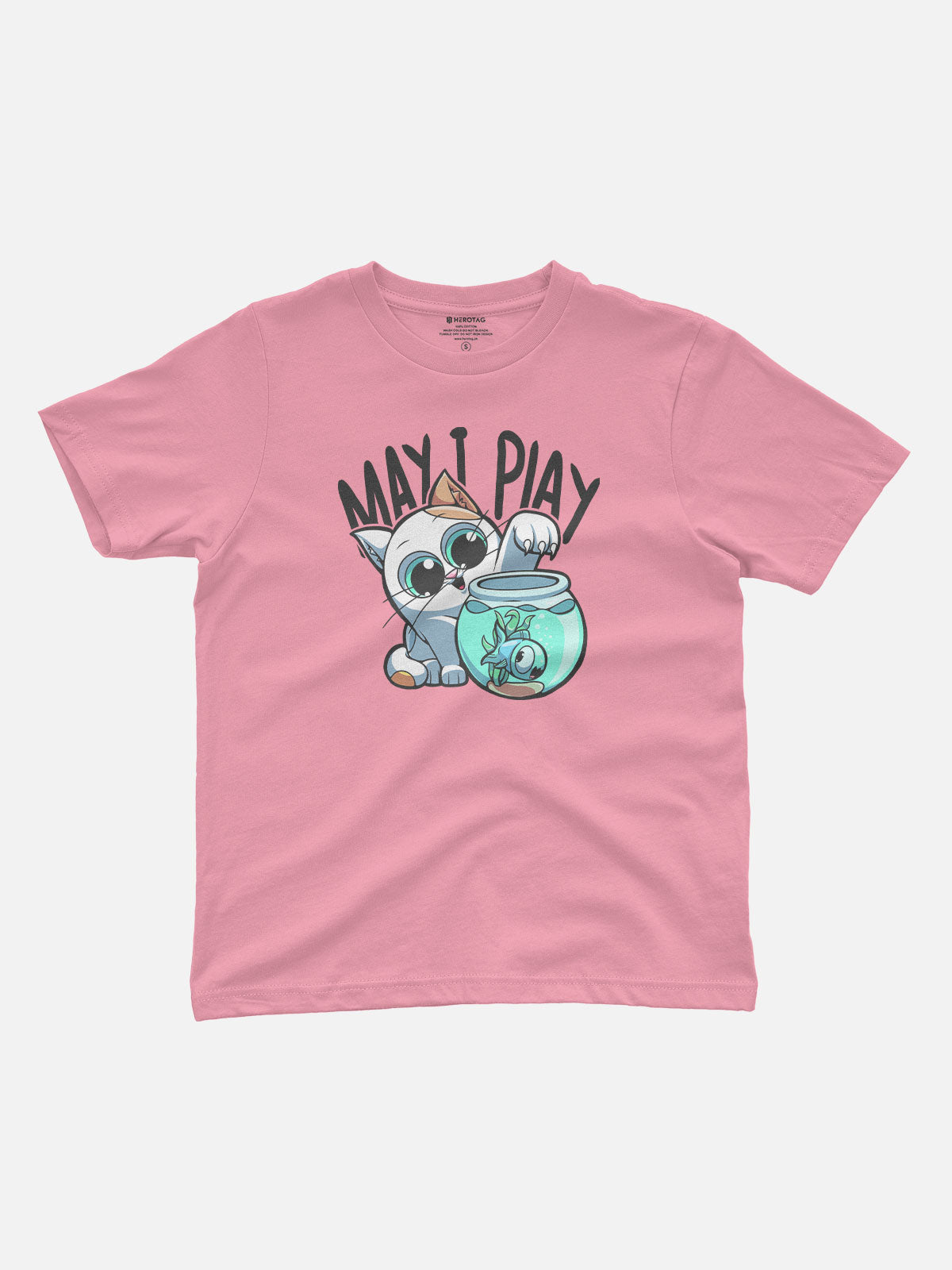 May I Play Cute Cat Kids T-Shirt