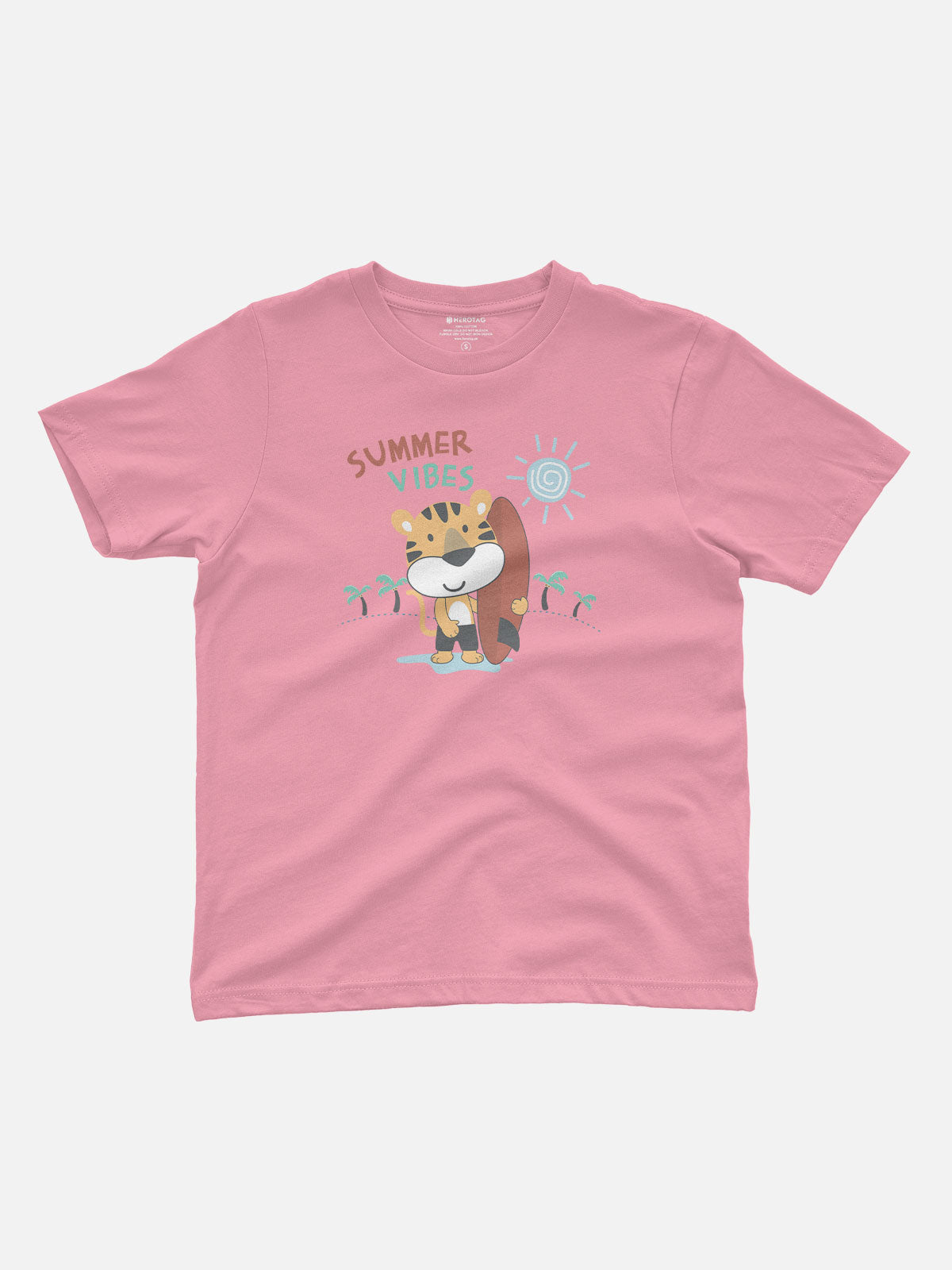 Summer Vibes Tiger Kids T-Shirt
