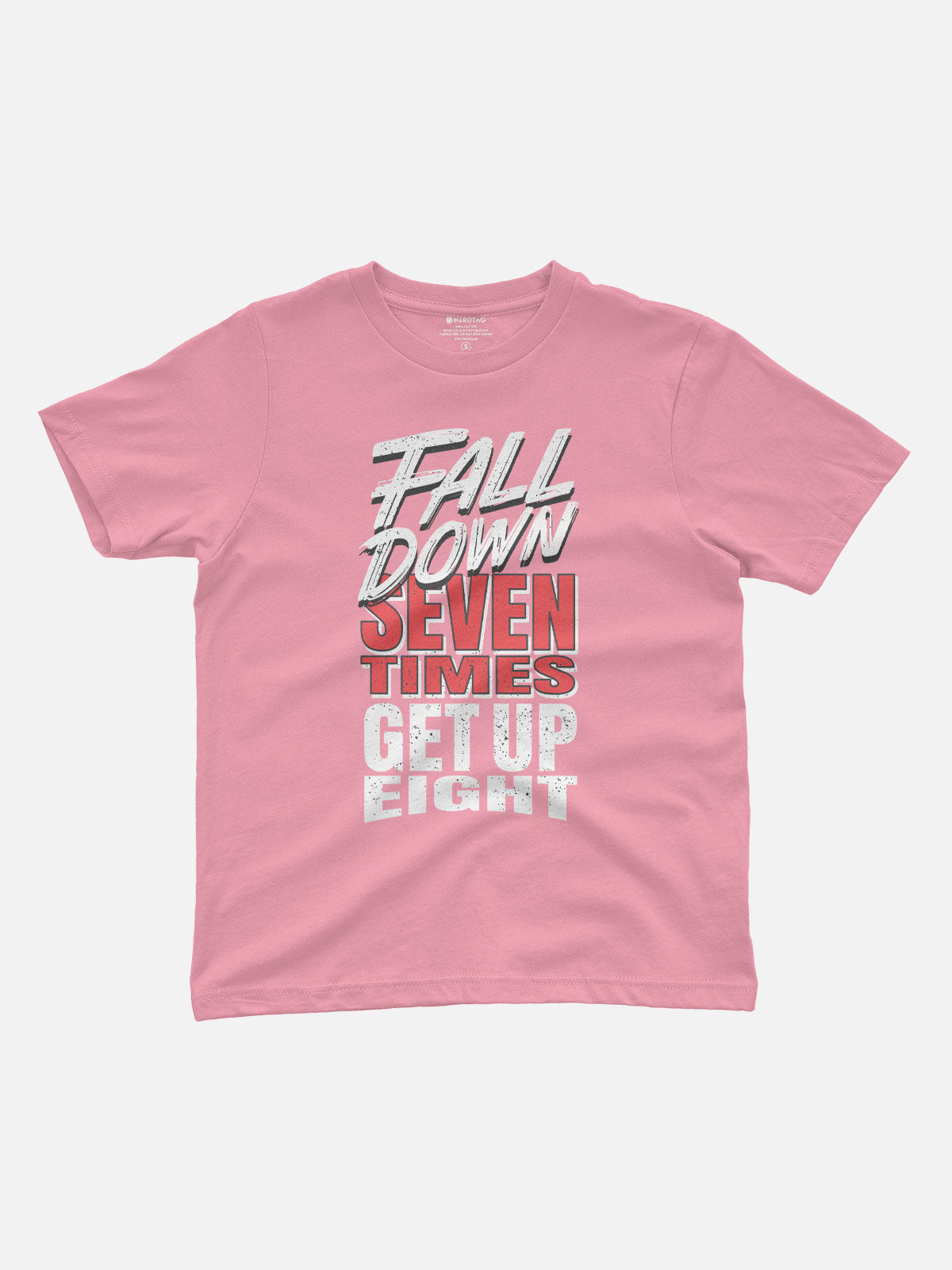 Fall Down Seven, Get Up Eight Kids T-Shirt