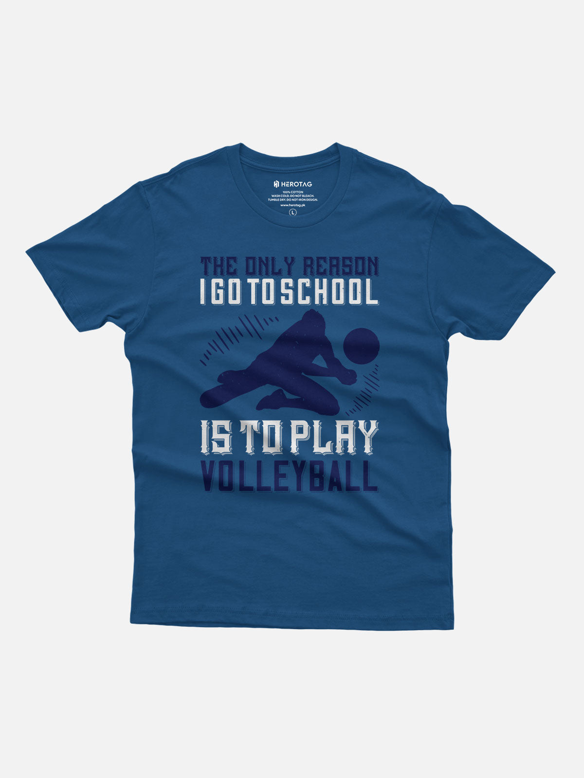 I Go to School is to Play Volleyball T-Shirt