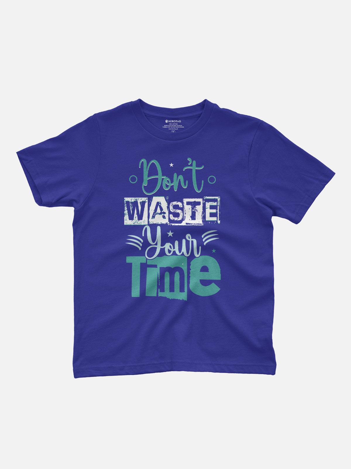Don't Waste Your Time Kids T-Shirt