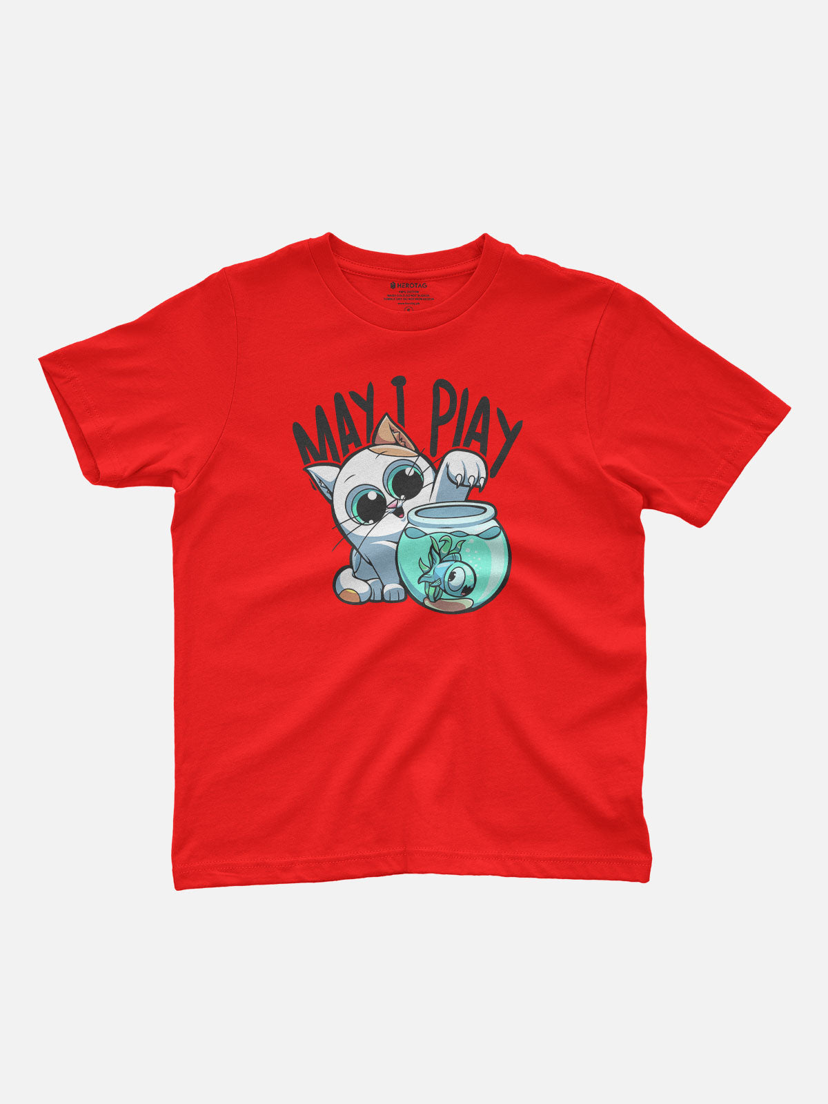 May I Play Cute Cat Kids T-Shirt