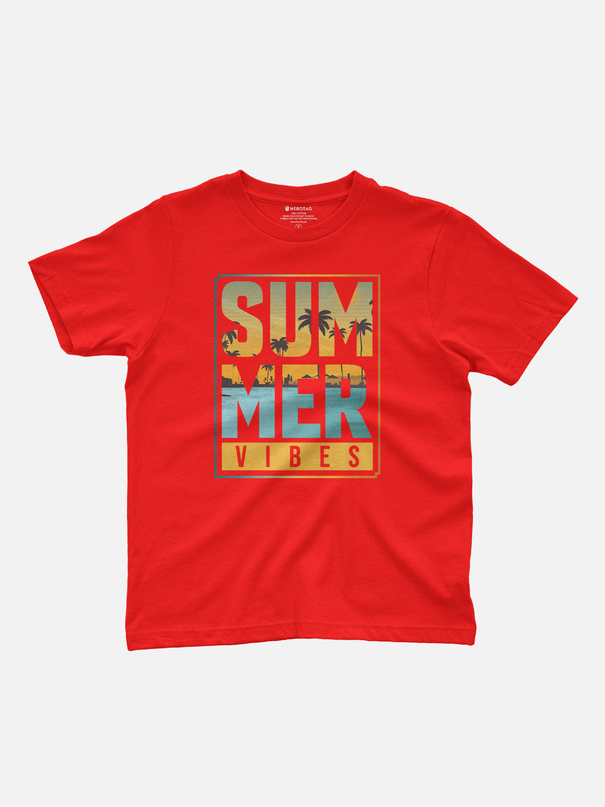 Summer Beach Sunset Kids T-Shirt