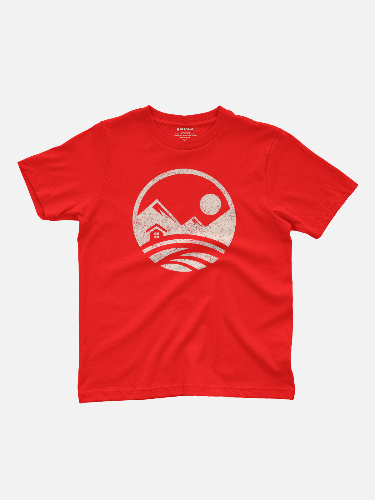 Rustic Mountain Kids T-Shirt