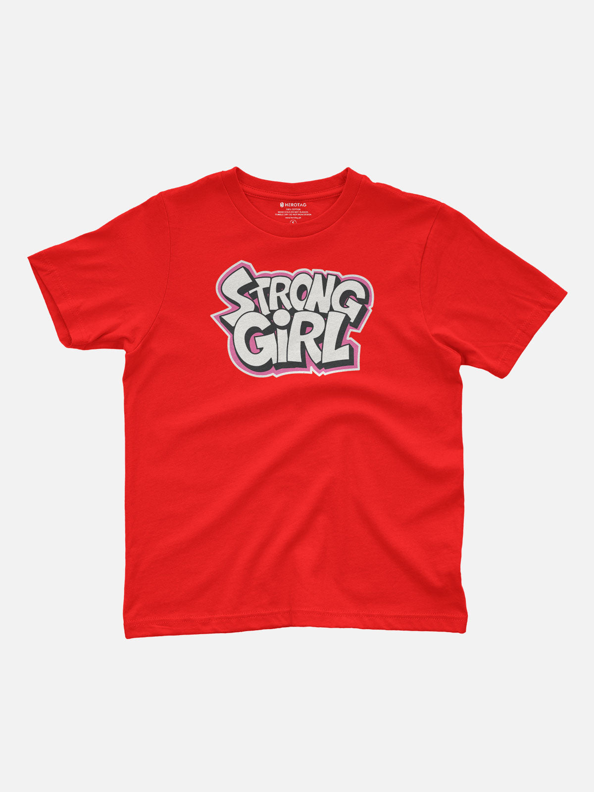 Strong Girl Empowering Kids T-Shirt