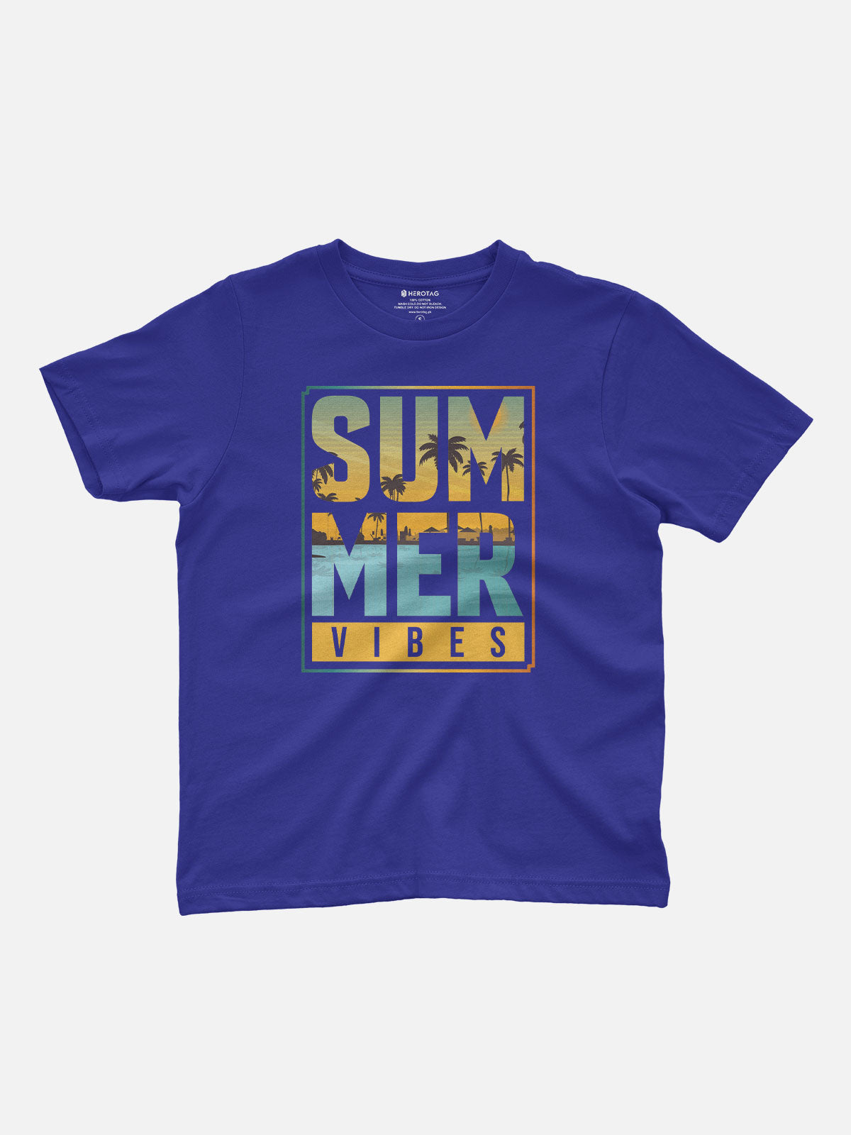 Summer Beach Sunset Kids T-Shirt