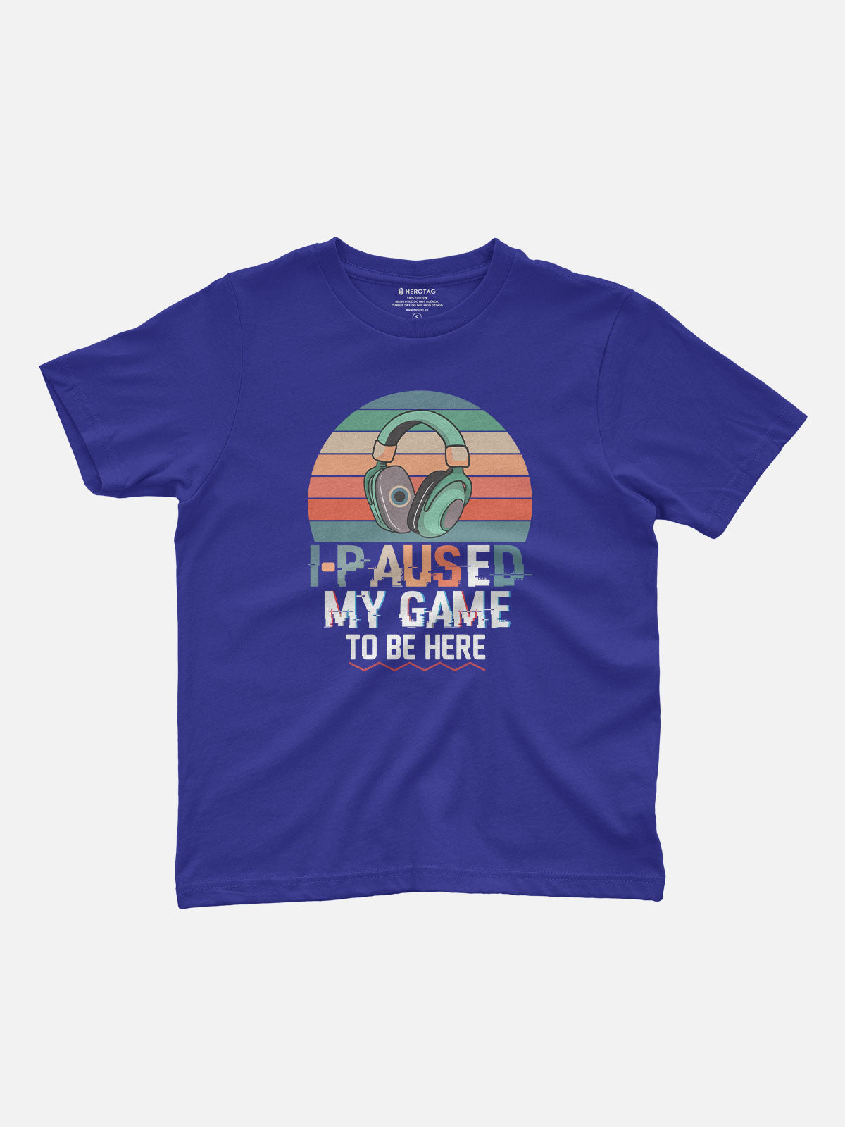 I Paused My Game Kids T-Shirt