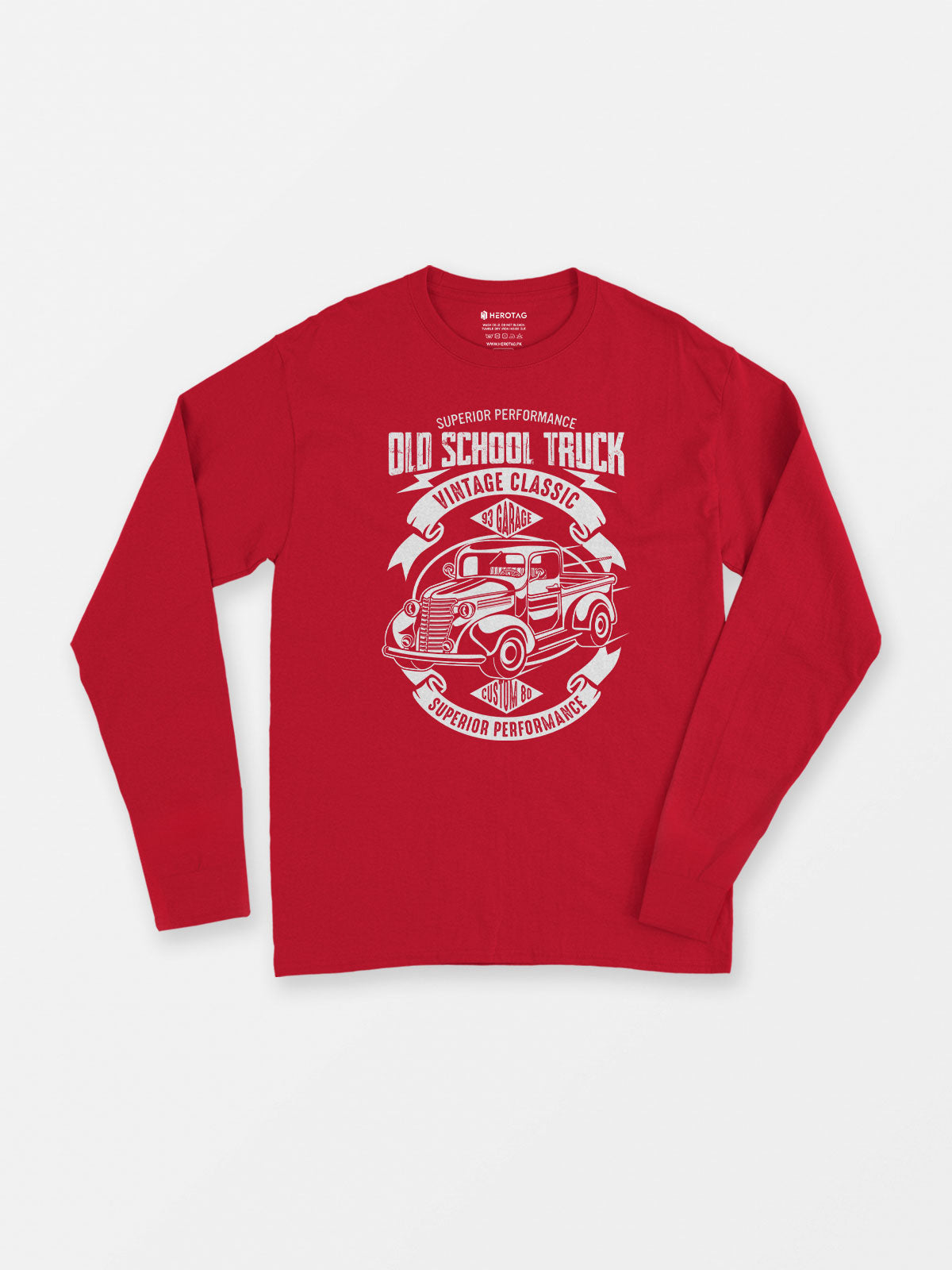 Vintage Classic Old School Truck - Long Sleeve T-Shirt