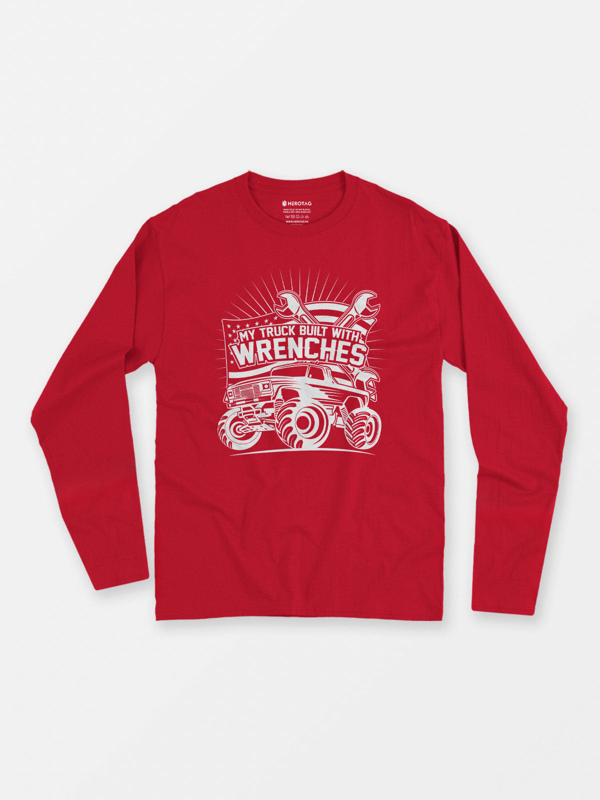 My Truck Built with Wrenches - Long Sleeve T-Shirt
