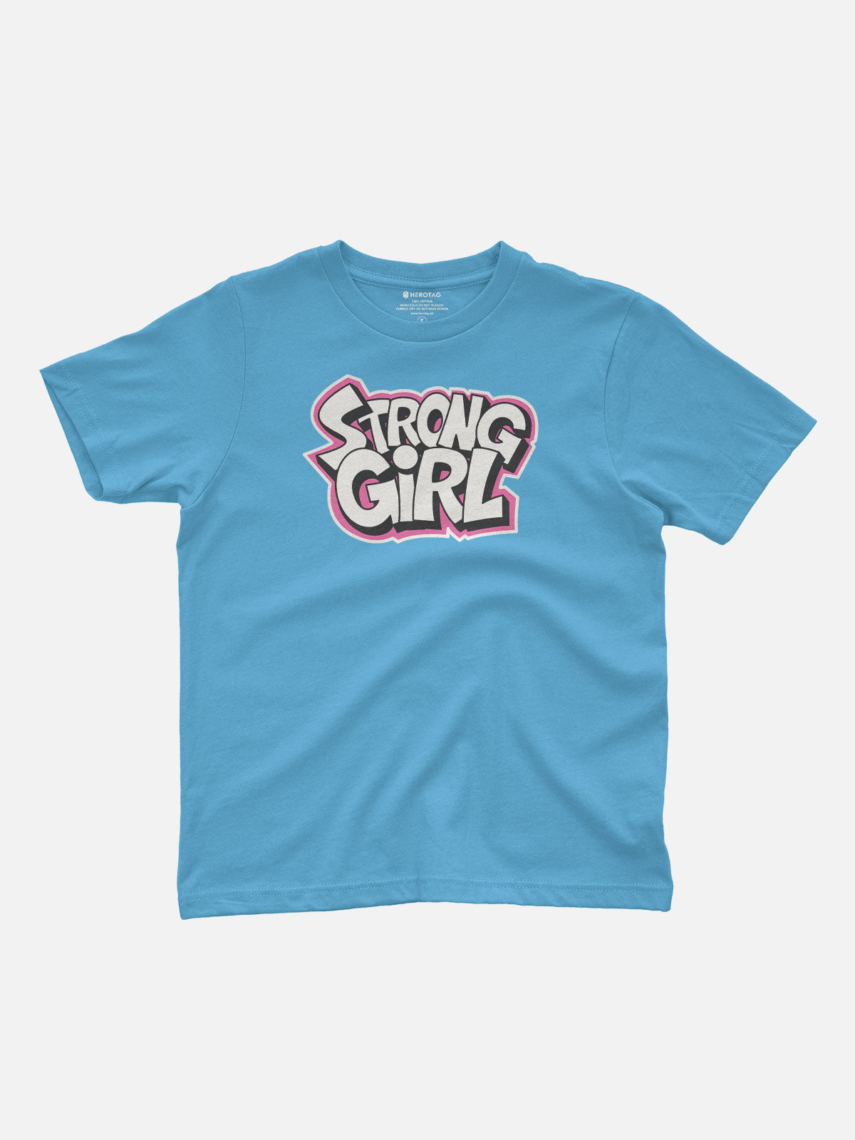 Strong Girl Empowering Kids T-Shirt