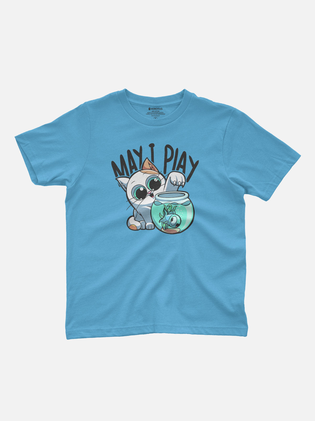 May I Play Cute Cat Kids T-Shirt