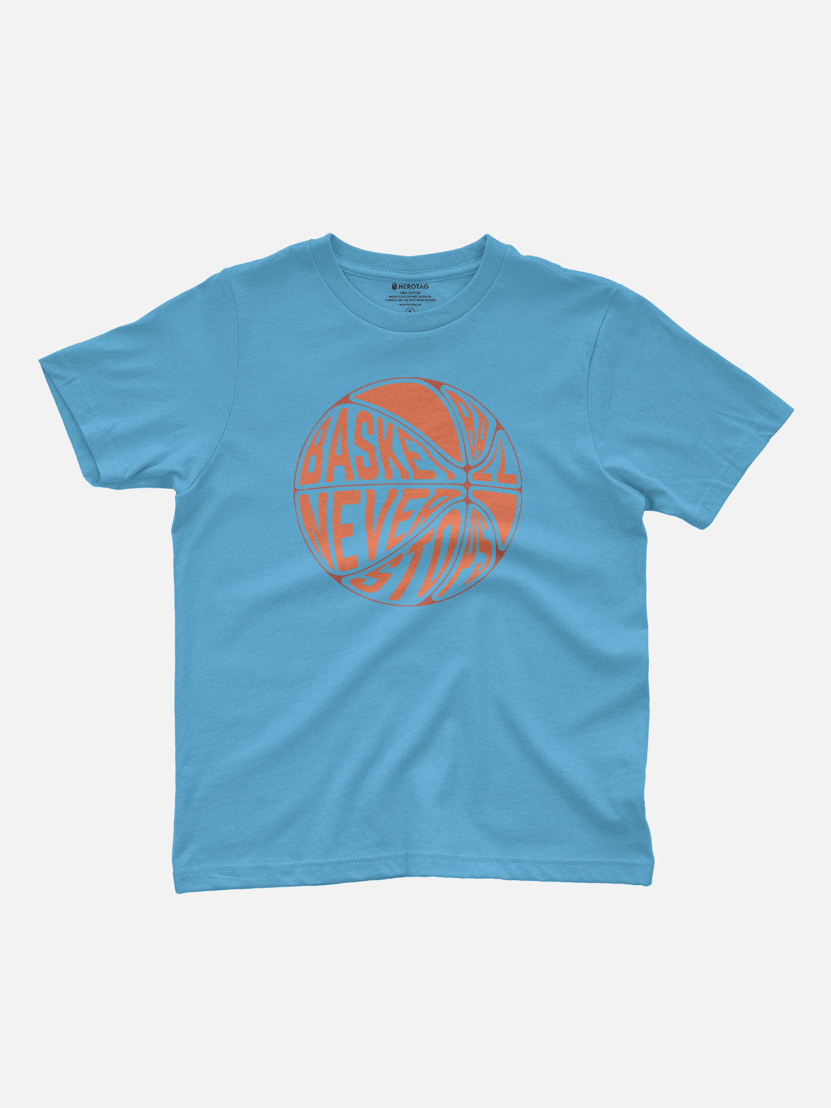 Basketball Never Stops Kids T-Shirt
