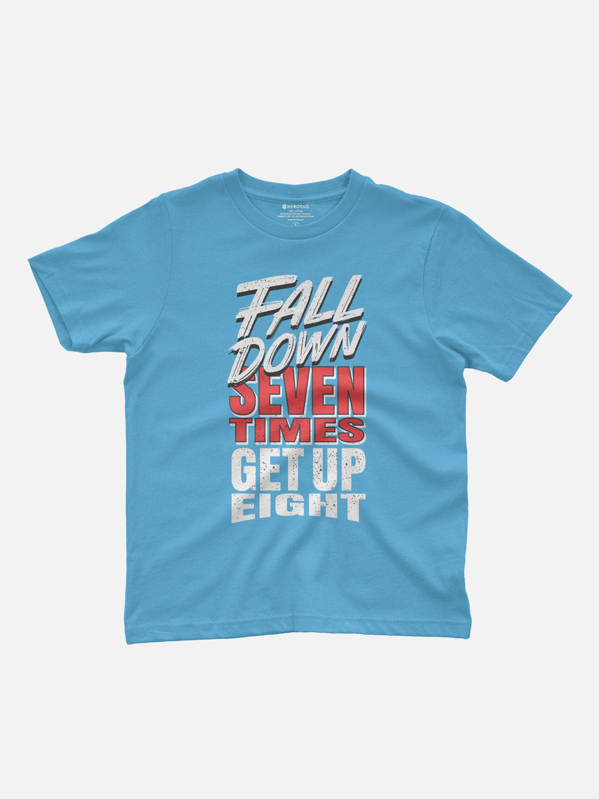 Fall Down Seven, Get Up Eight Kids T-Shirt