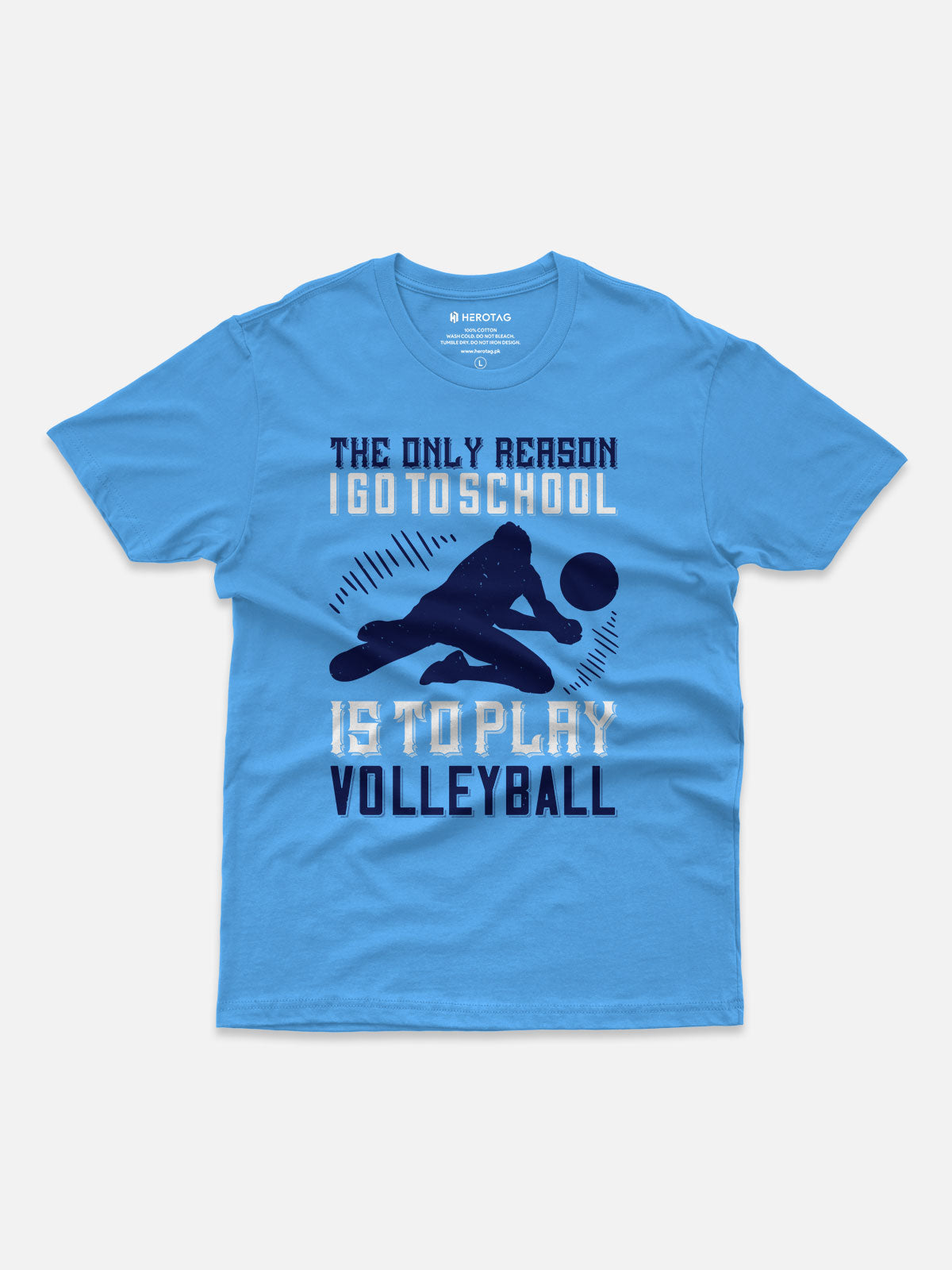I Go to School is to Play Volleyball T-Shirt