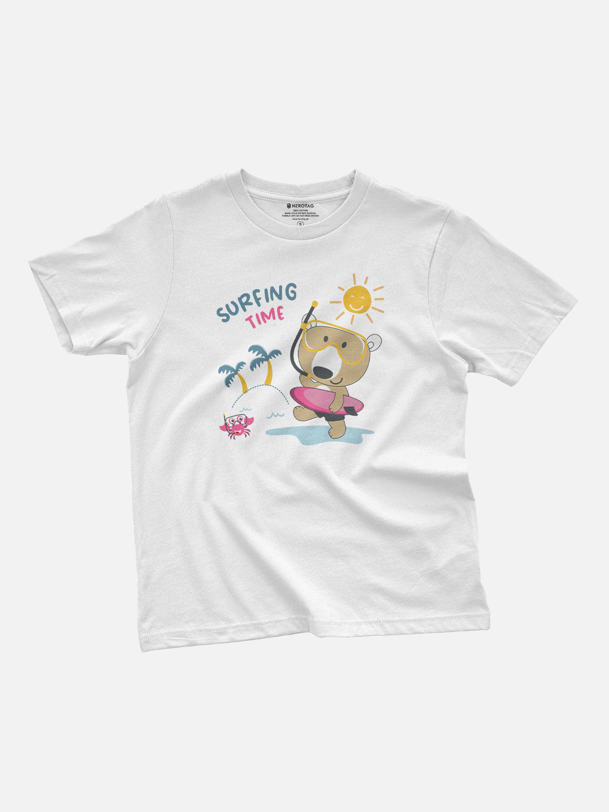 Surfing Time Bear Kids T-Shirt