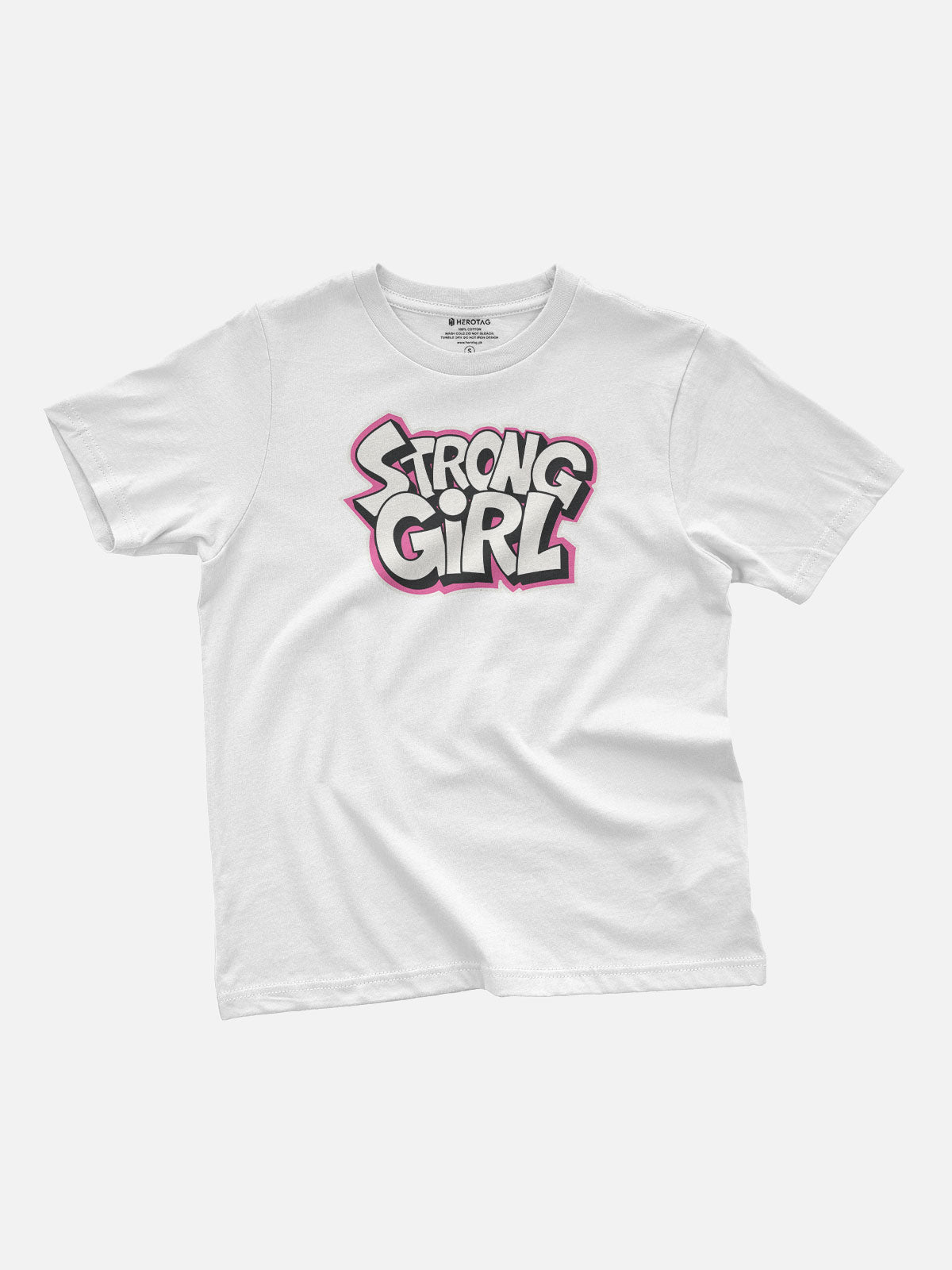 Strong Girl Empowering Kids T-Shirt
