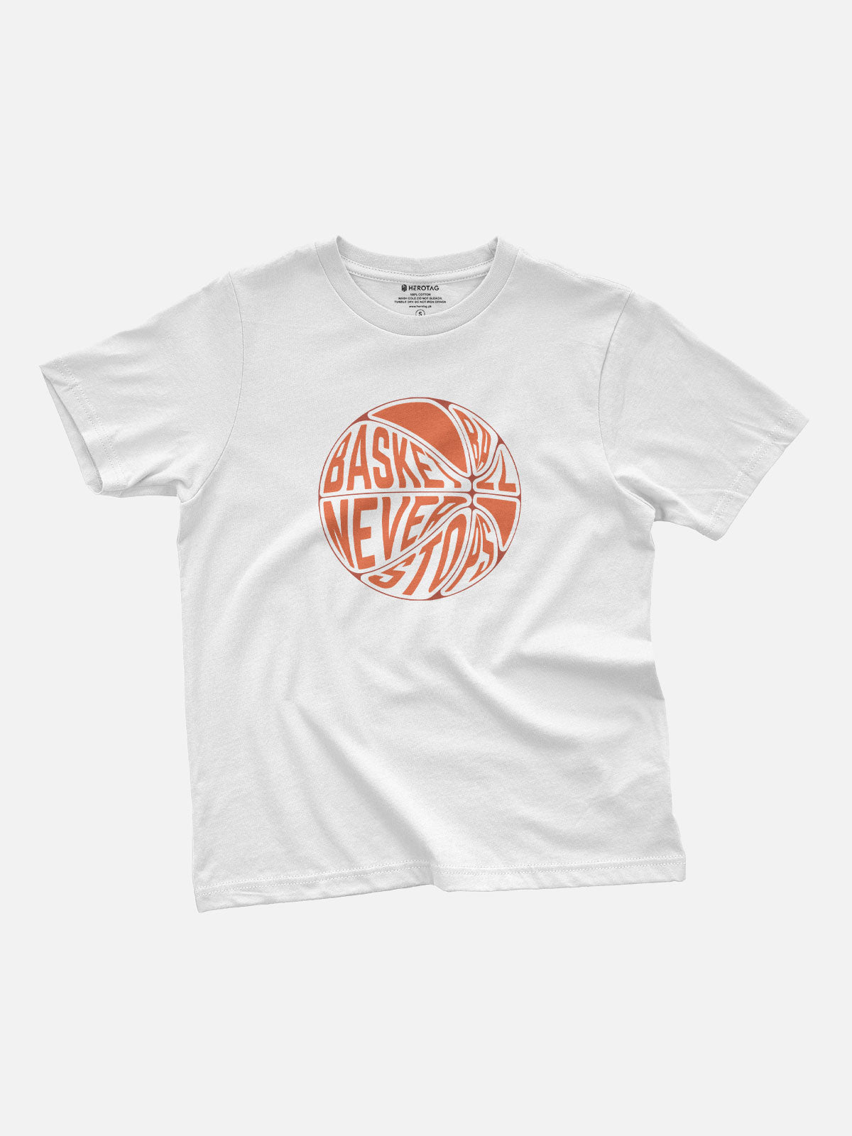 Basketball Never Stops Kids T-Shirt