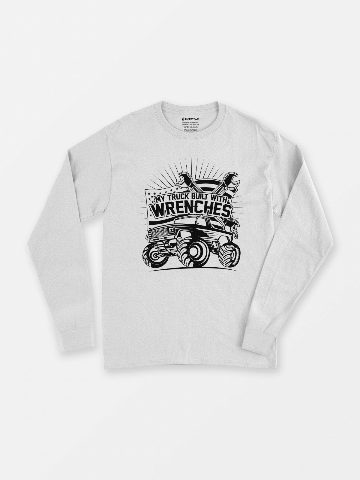 My Truck Built with Wrenches - Long Sleeve T-Shirt
