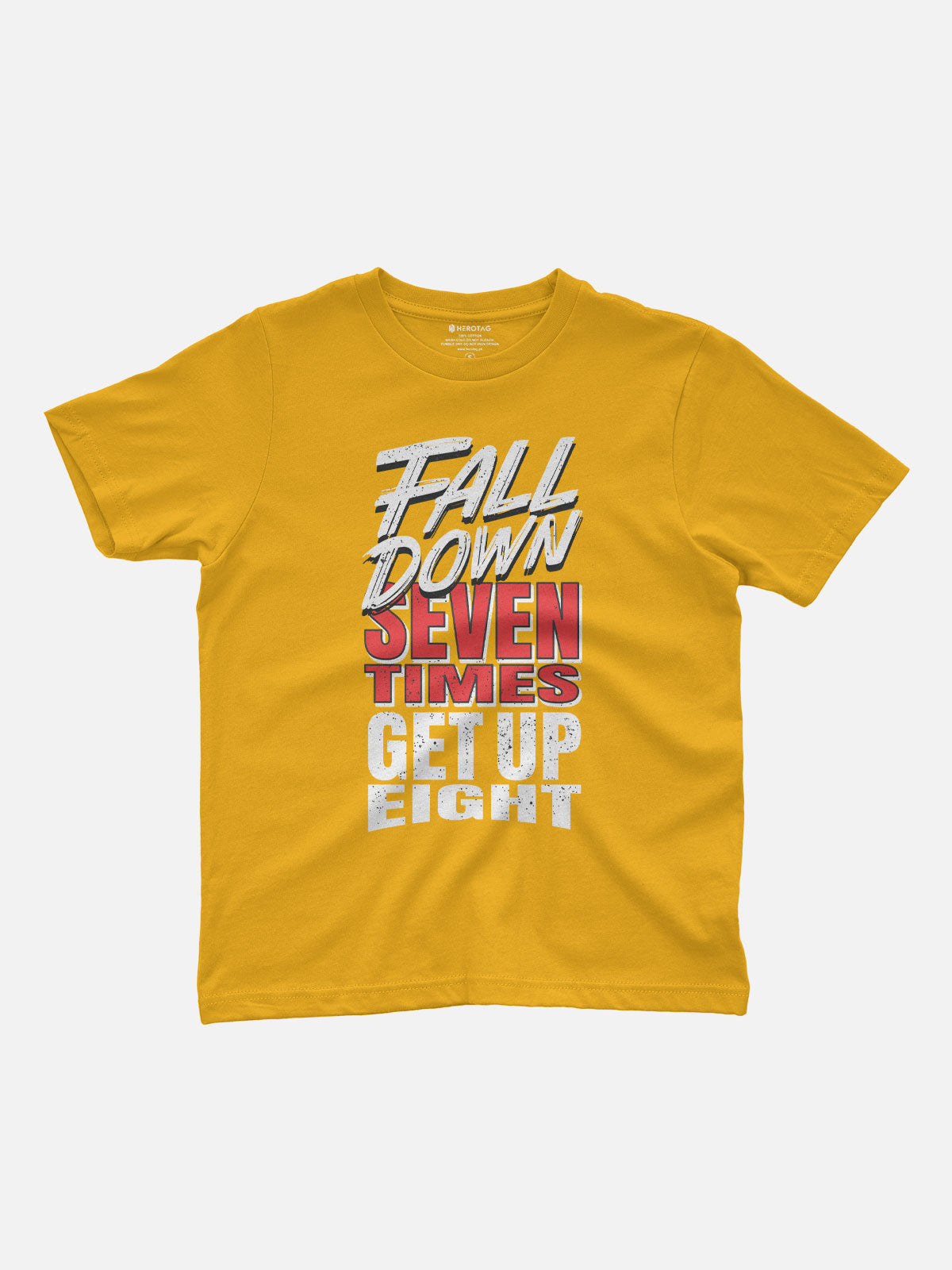 Fall Down Seven, Get Up Eight Kids T-Shirt
