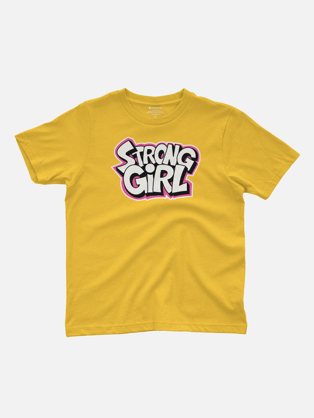 Strong Girl Empowering Kids T-Shirt