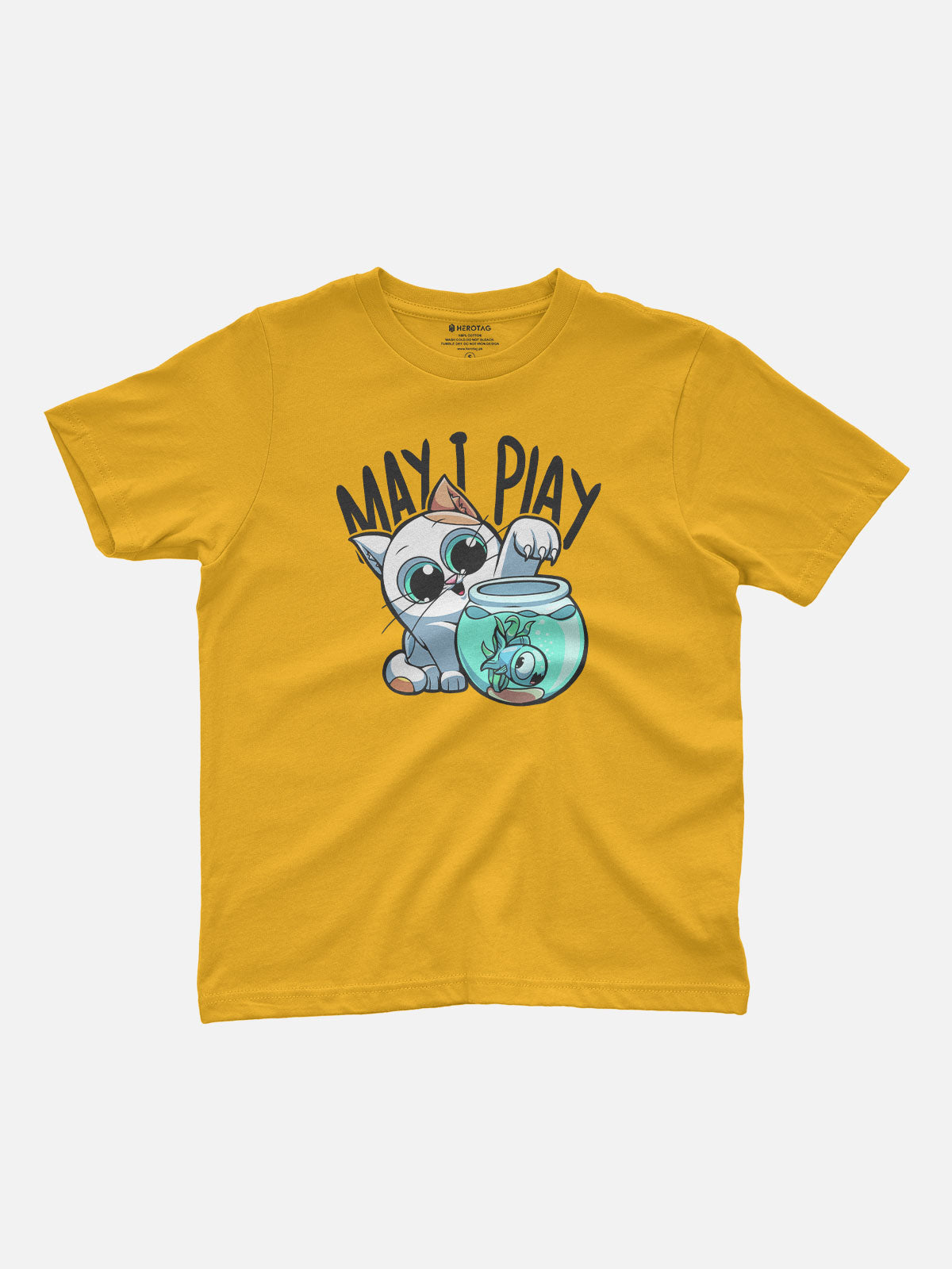 May I Play Cute Cat Kids T-Shirt