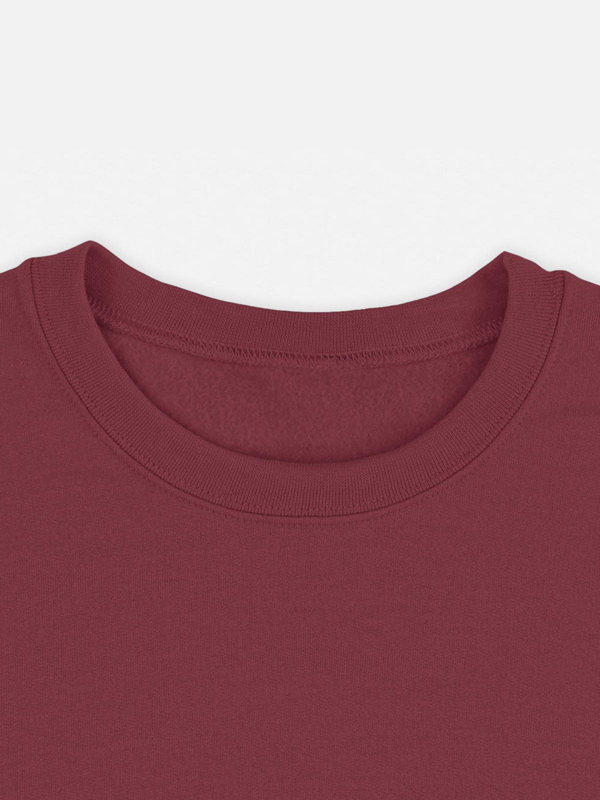 Maroon Crewneck Sweatshirt