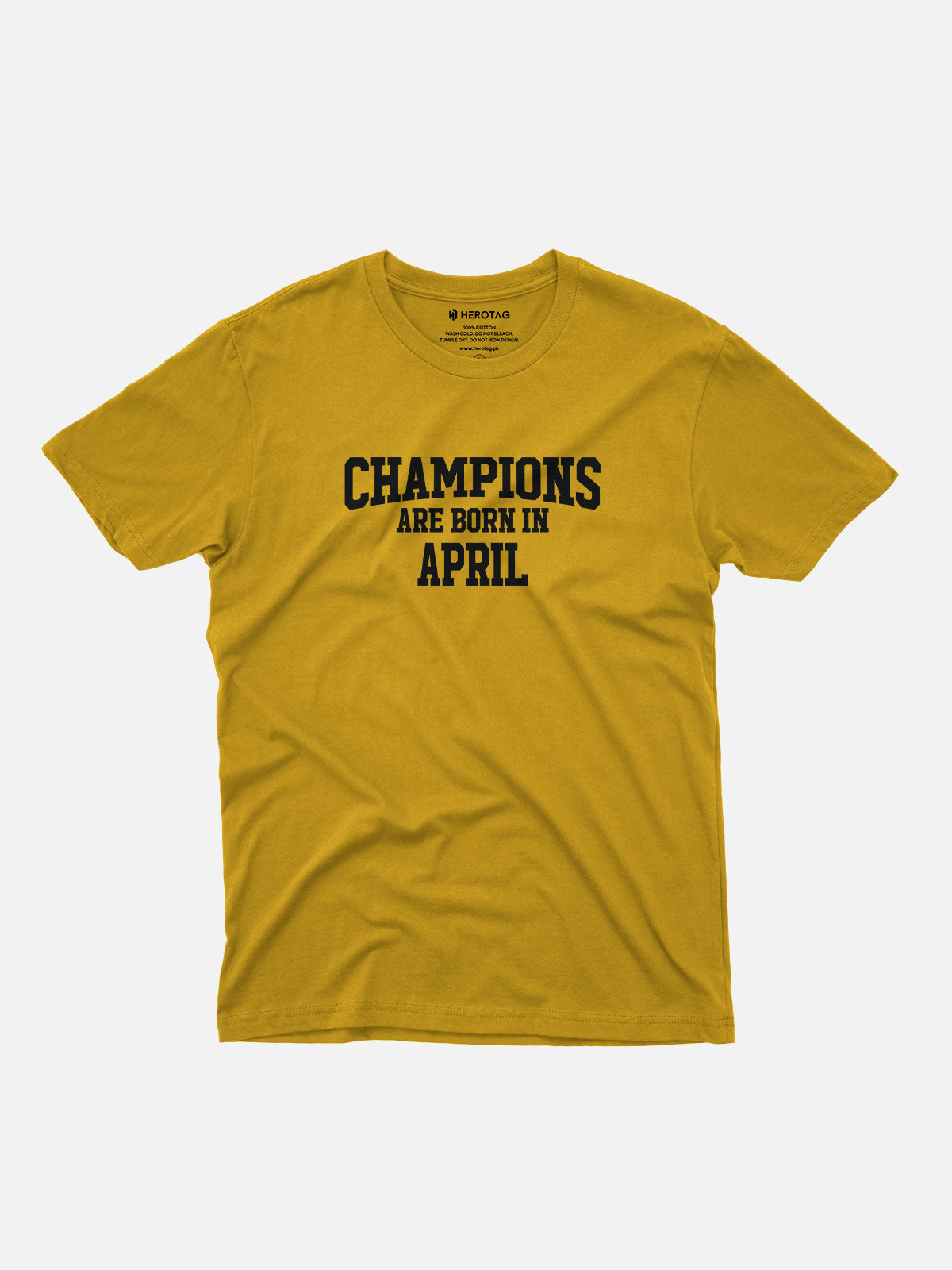 Champions Are Born in April T-Shirt