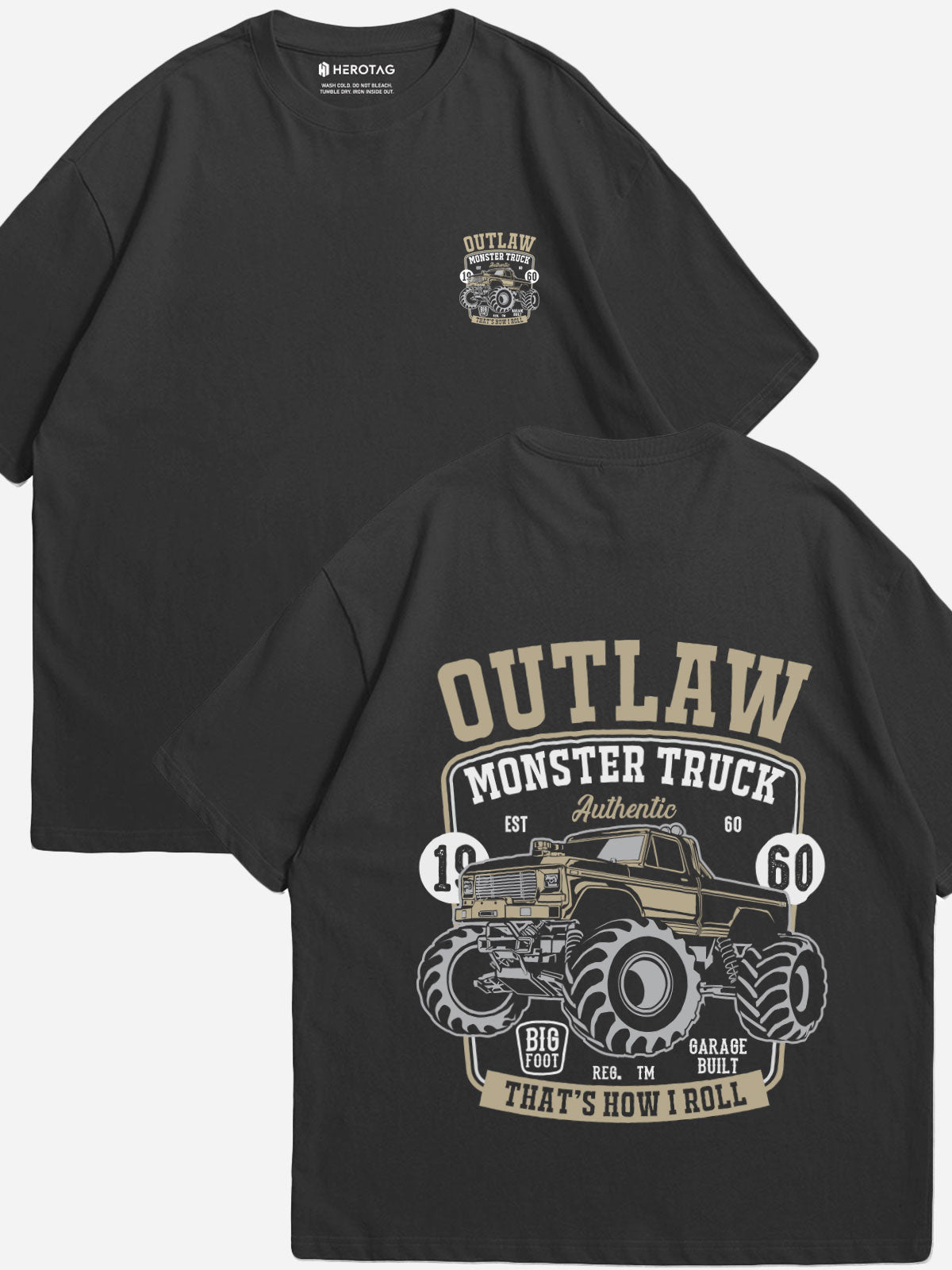 "OUTLAW Monster Truck" Oversized T-Shirt