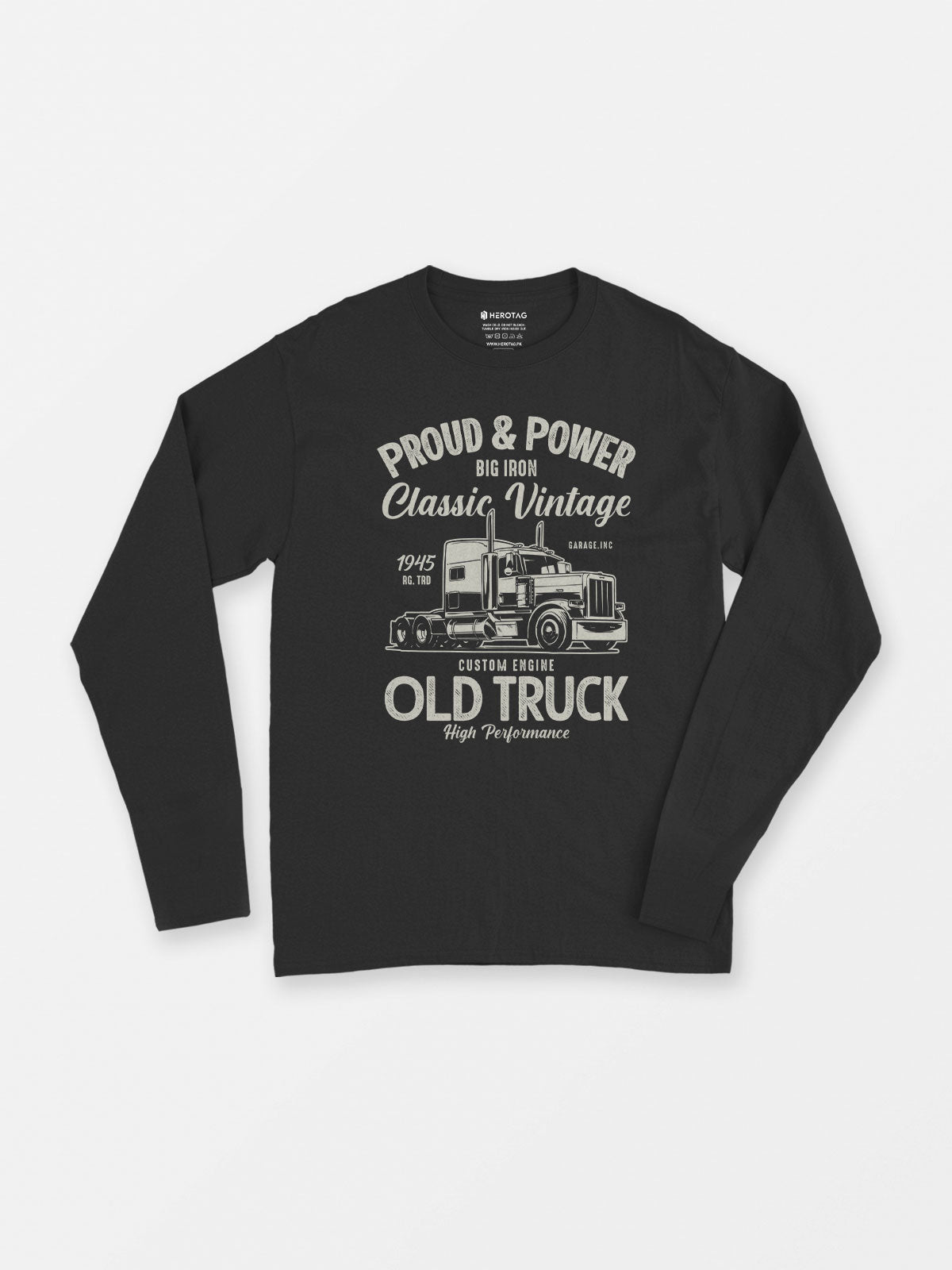 Proud & Power Classic Vintage Truck - Long Sleeve T-Shirt