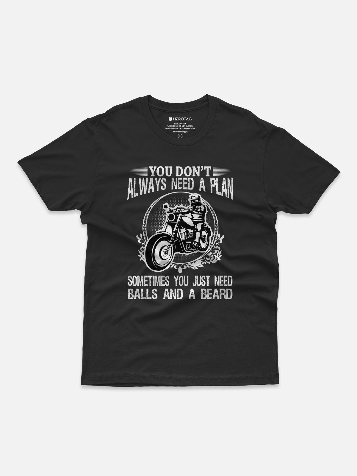 You Don't Always Need a Plan Motorcycle T-Shirt