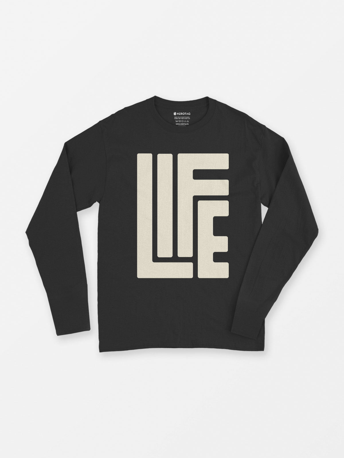 Geometric Life Long Sleeve T-Shirt