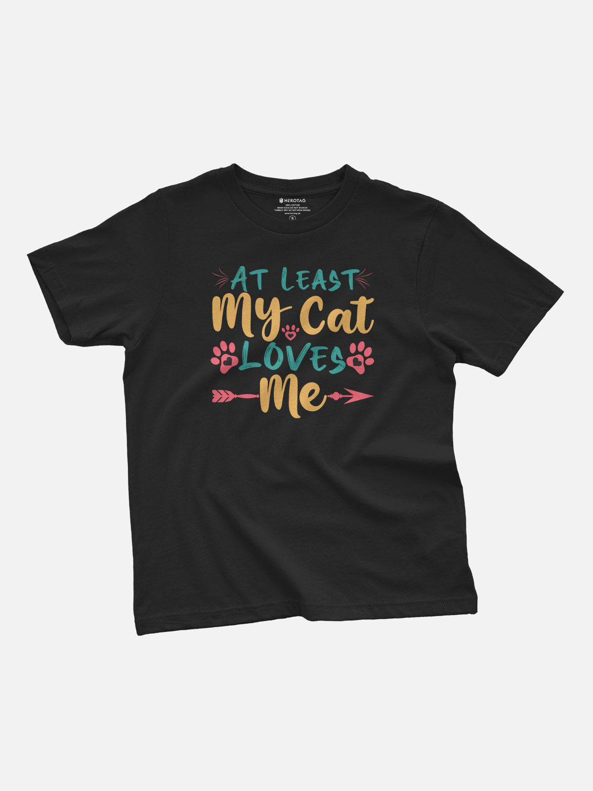 My Cat Loves Me Kids T-Shirt