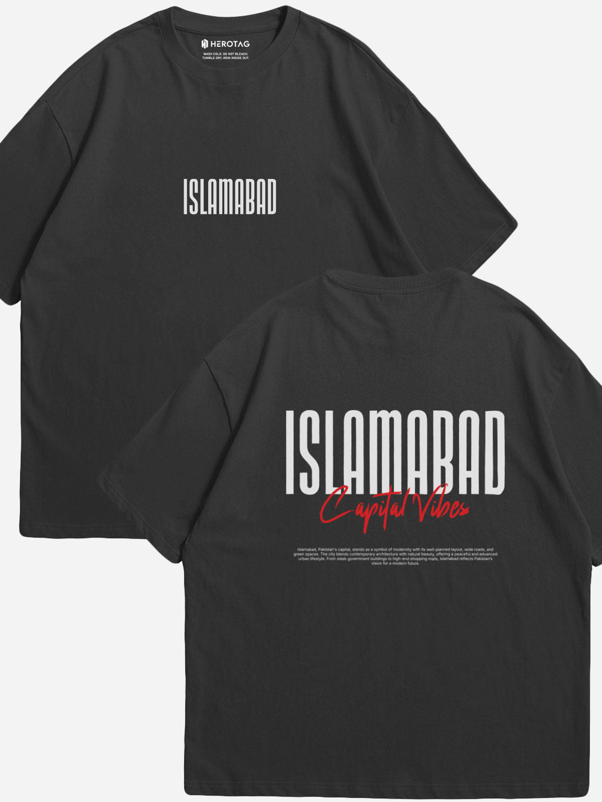 Islamabad Capital Vibes Oversized T-Shirt