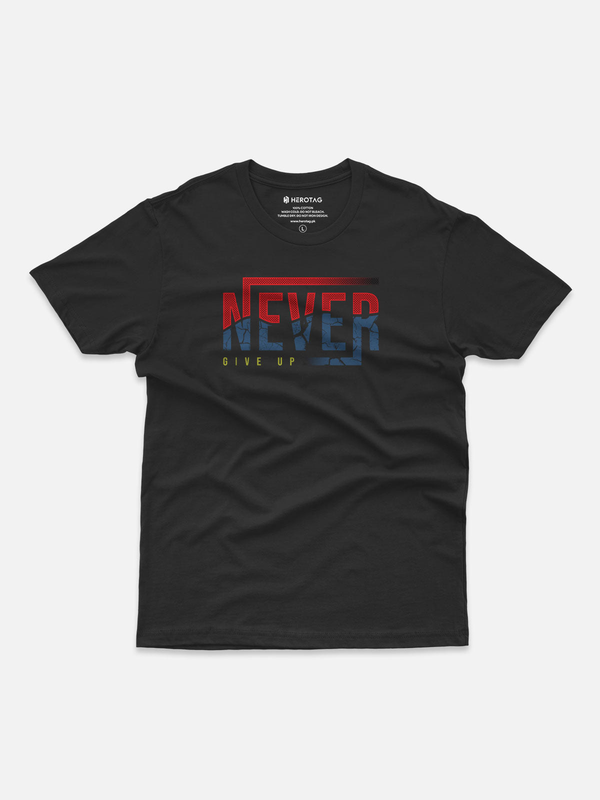Never Give Up Motivational T-Shirt