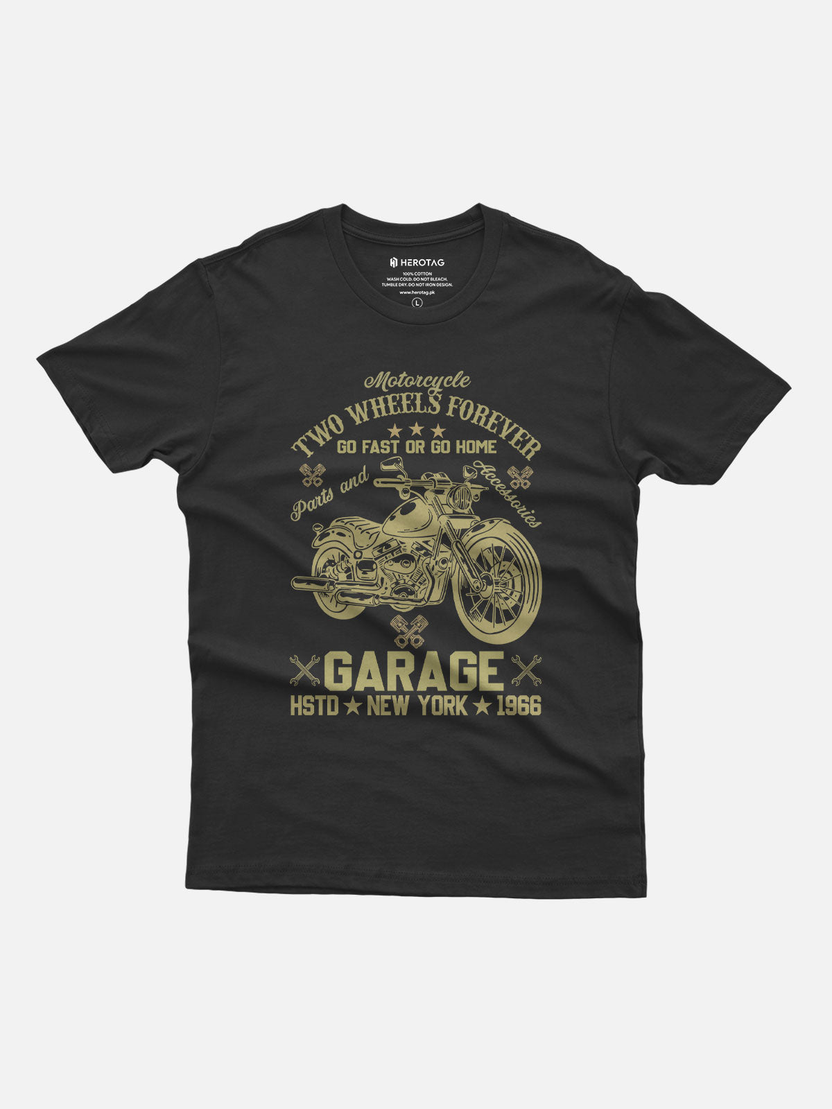 Two Wheels Forever Motorcycle T-Shirt