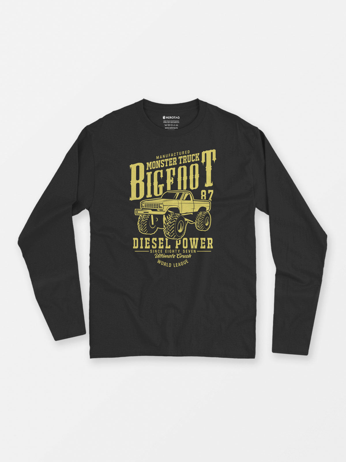 Bigfoot Monster Truck Diesel Power - Long Sleeve T-Shirt