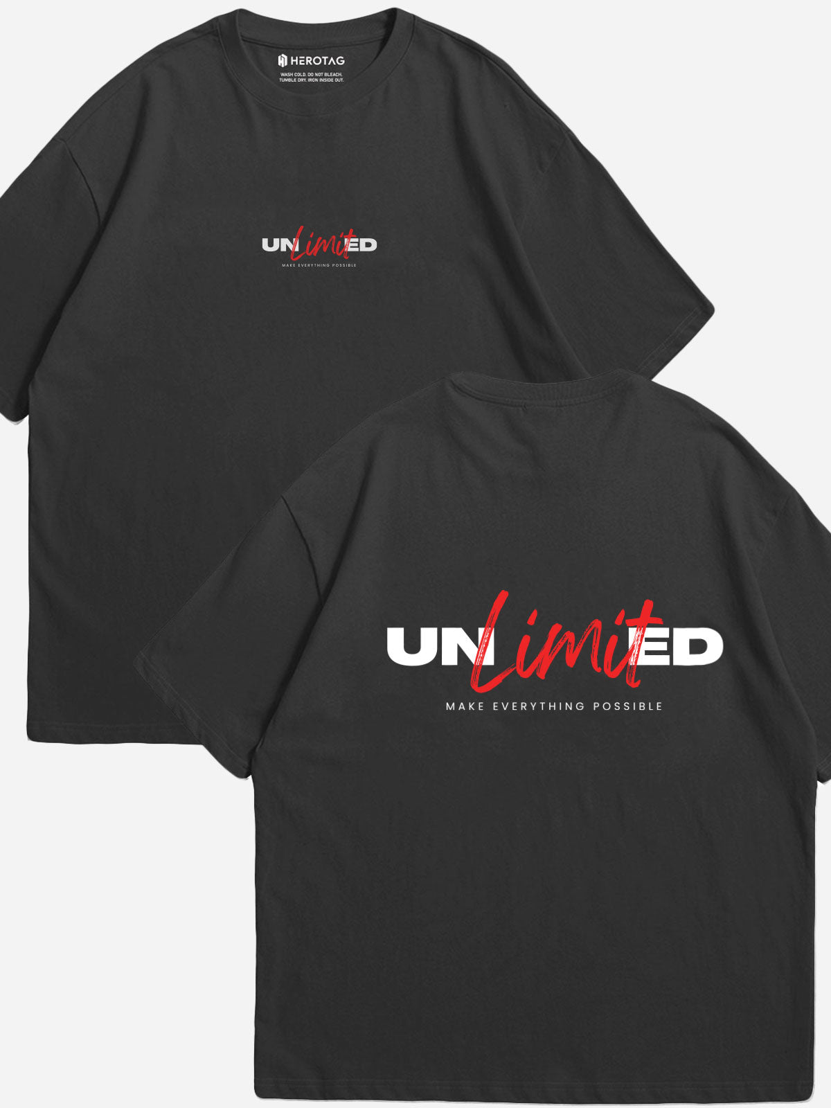 "UNLIMITED - Make Everything Possible" Oversized T-Shirt