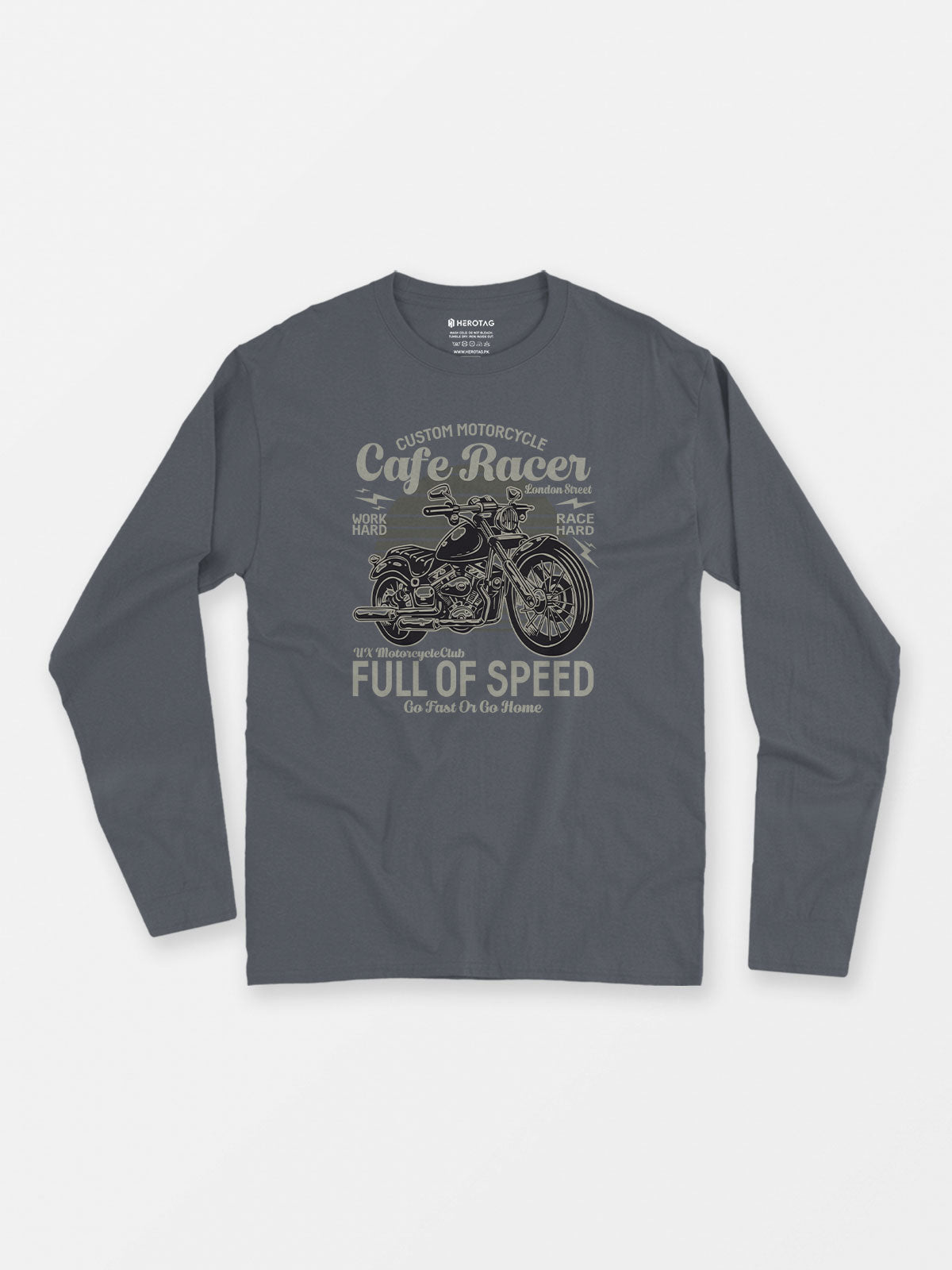 Cafe Racer Full of Speed - Long Sleeve T-Shirt