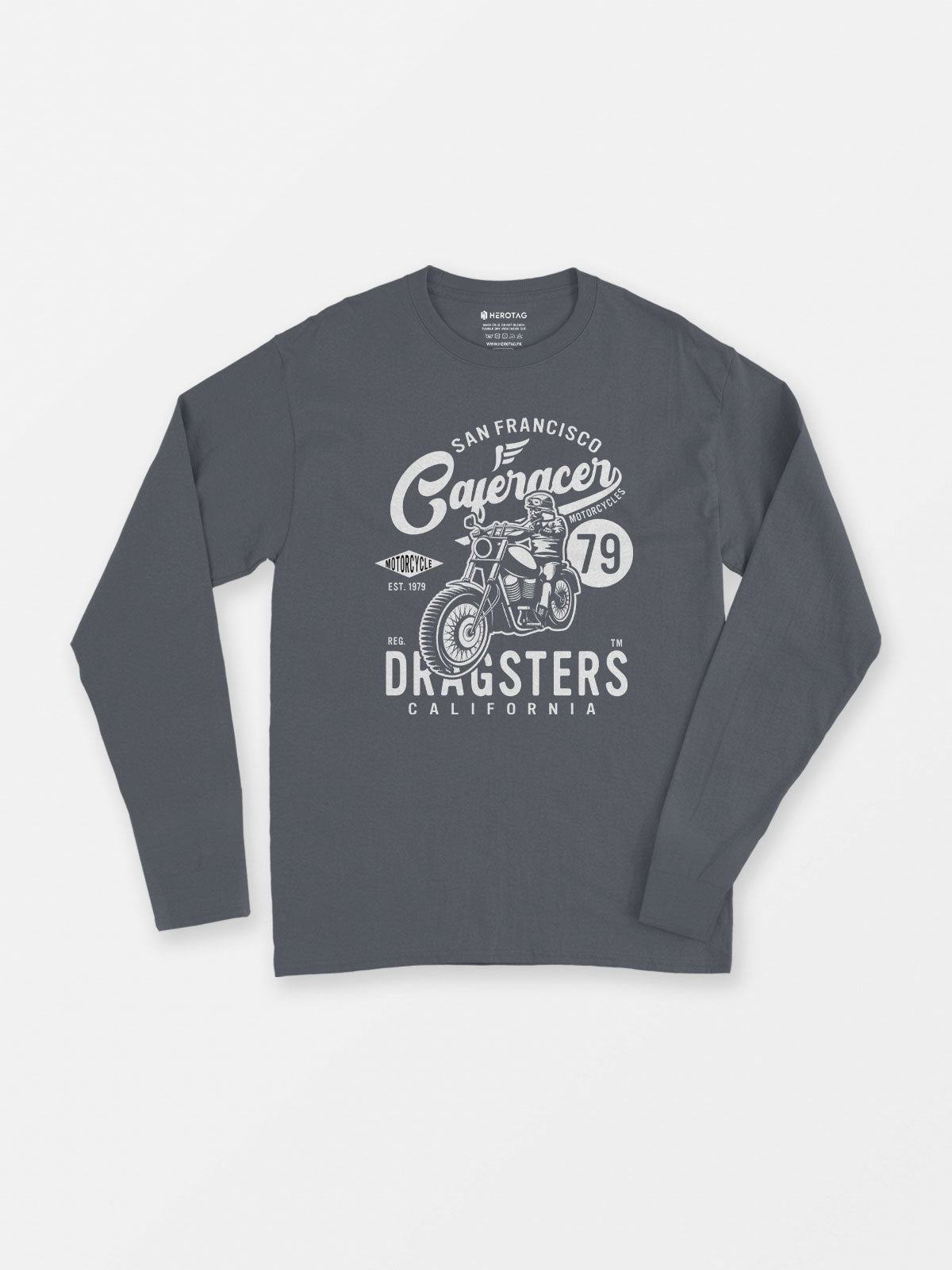 Men's Cafe Racer - Long Sleeve T-Shirt