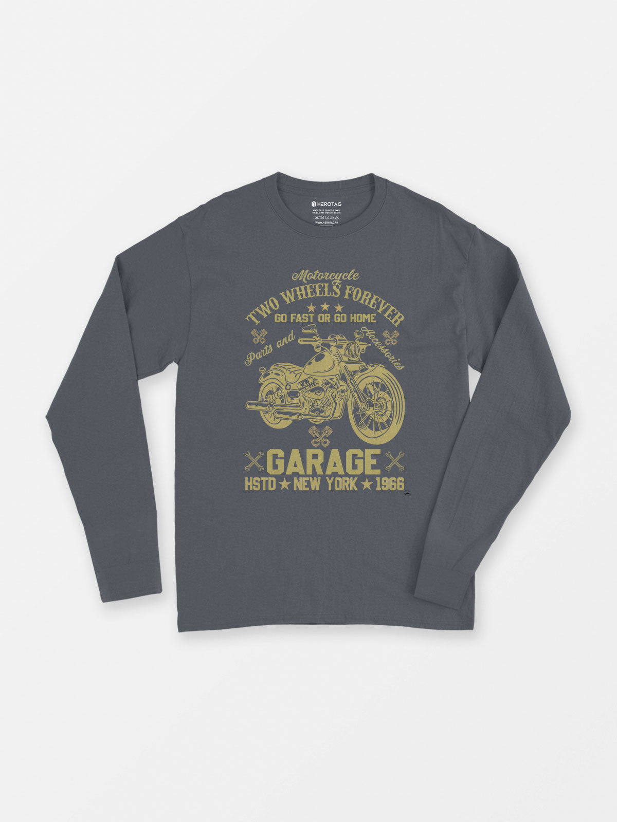 Two Wheels Forever - Long Sleeve T-Shirt