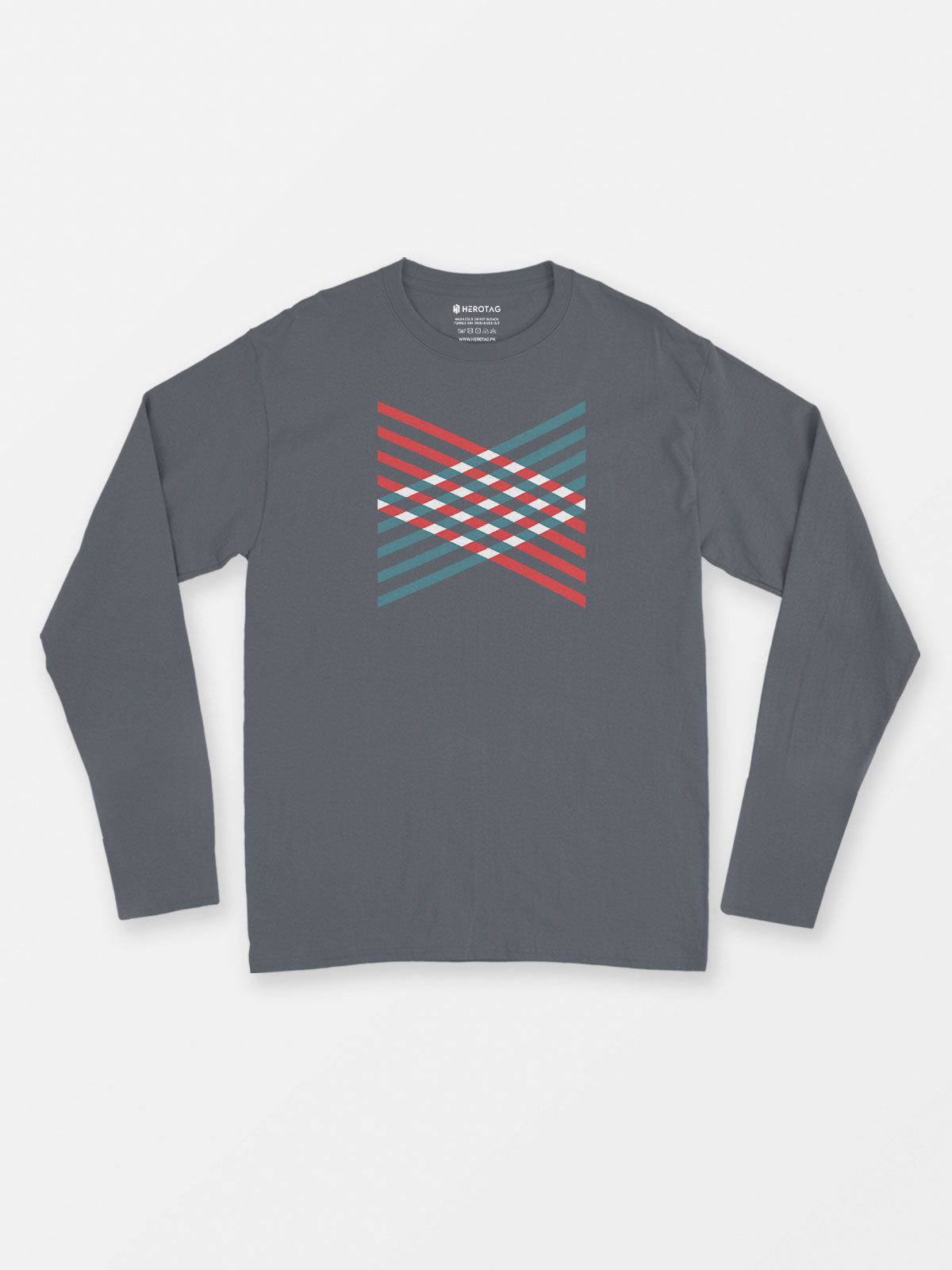 Hexagon Pattern Long Sleeve T-Shirt