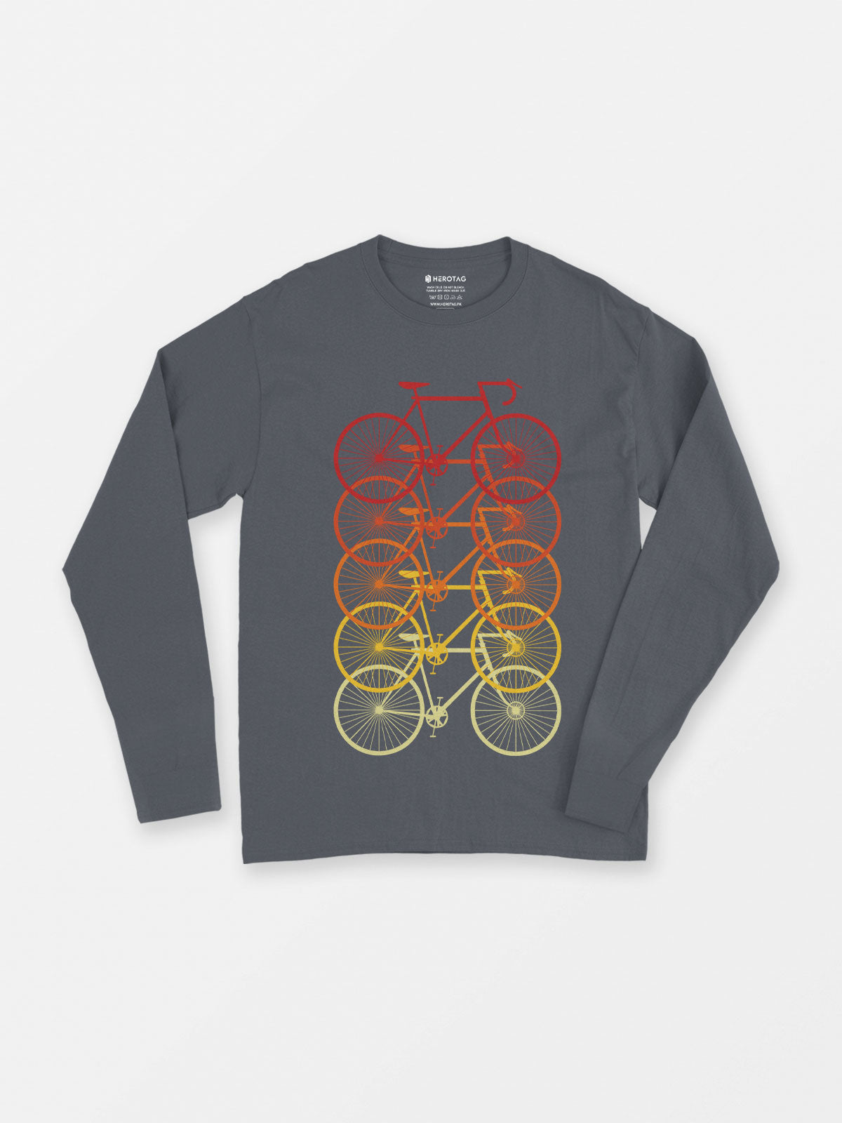 Gradient Wheels - Long Sleeve T-Shirt