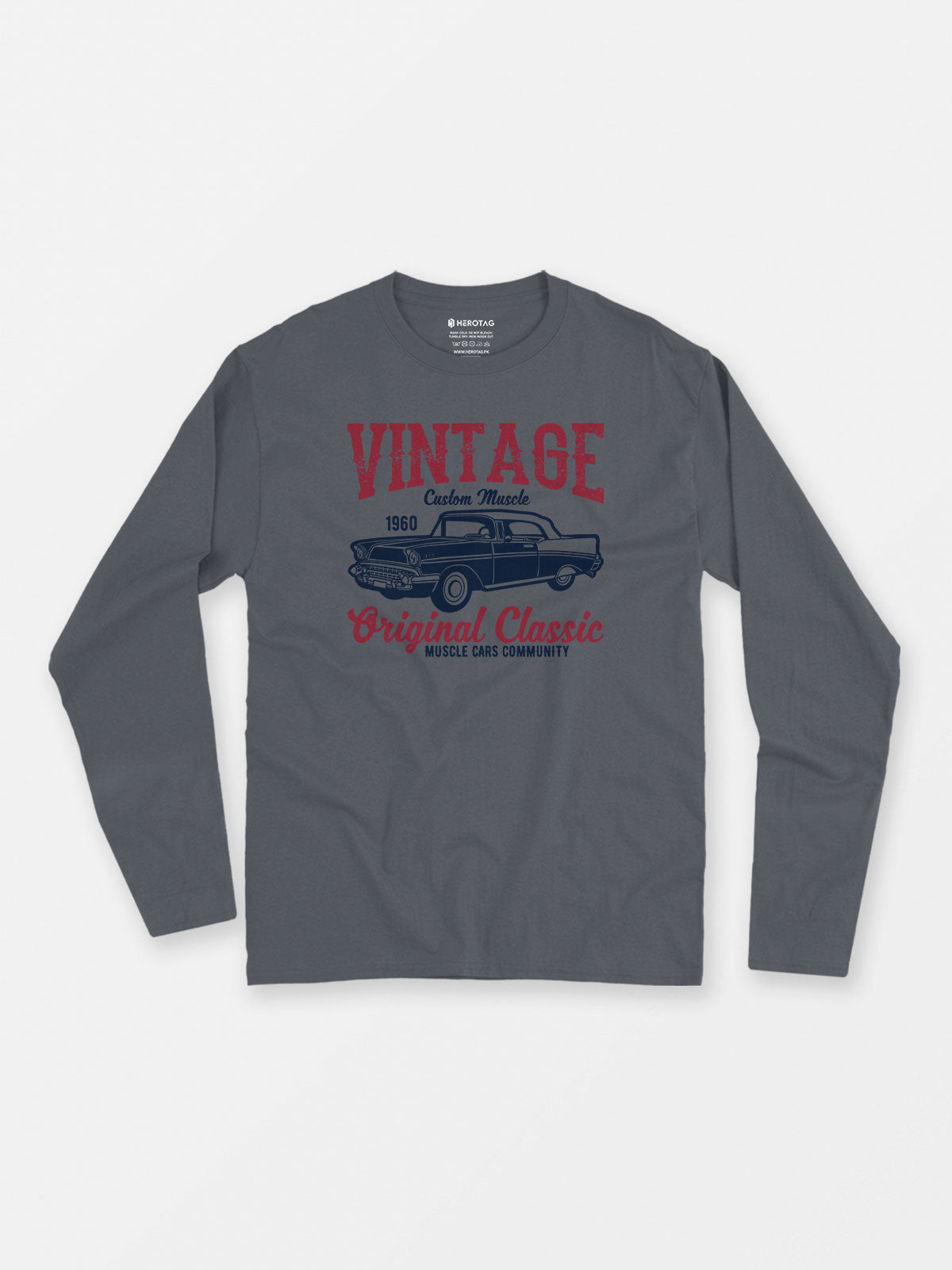 Vintage 1960 Muscle Car - Long Sleeve T-Shirt