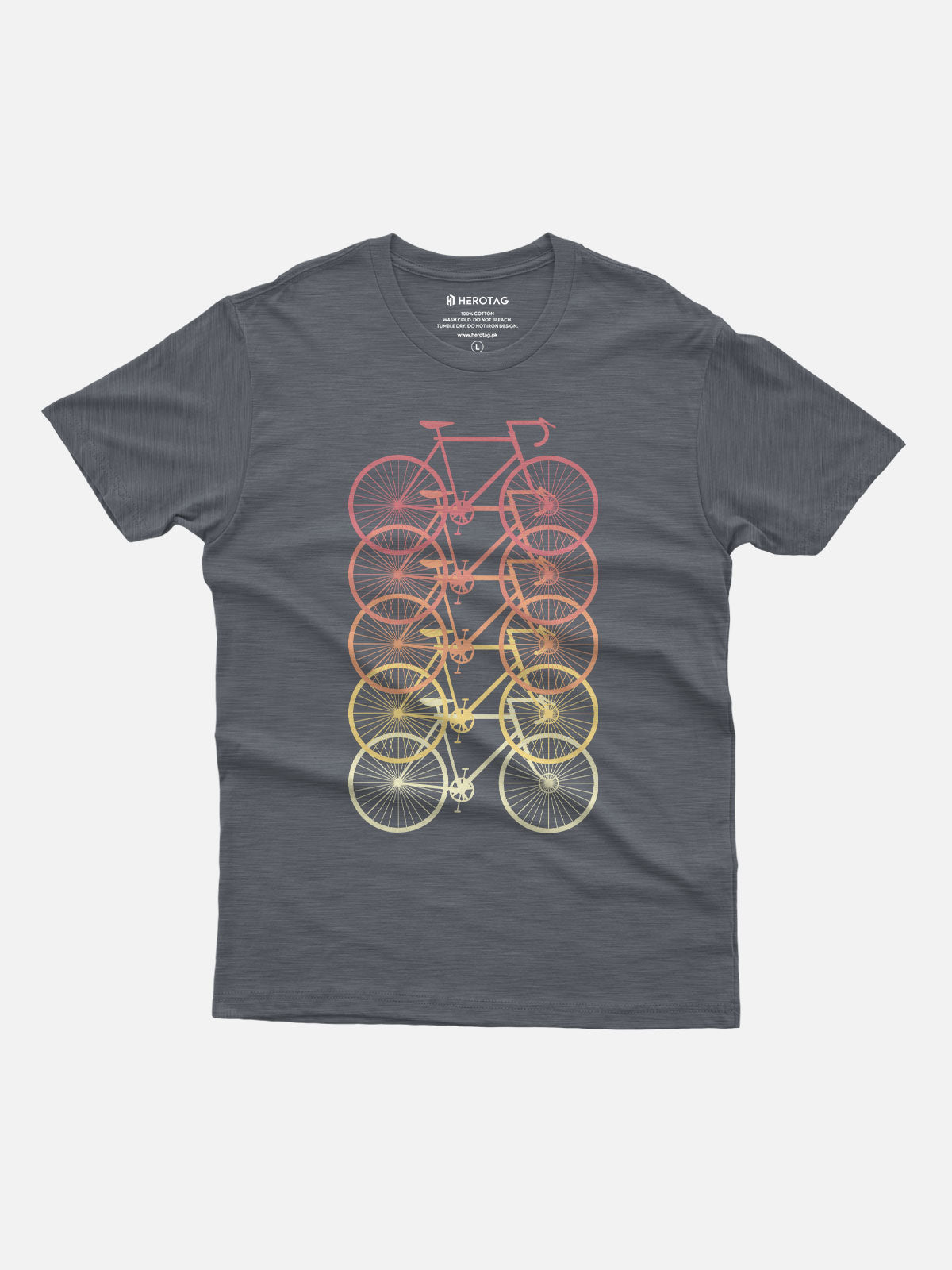 Stacked Bicycles Retro T-Shirt