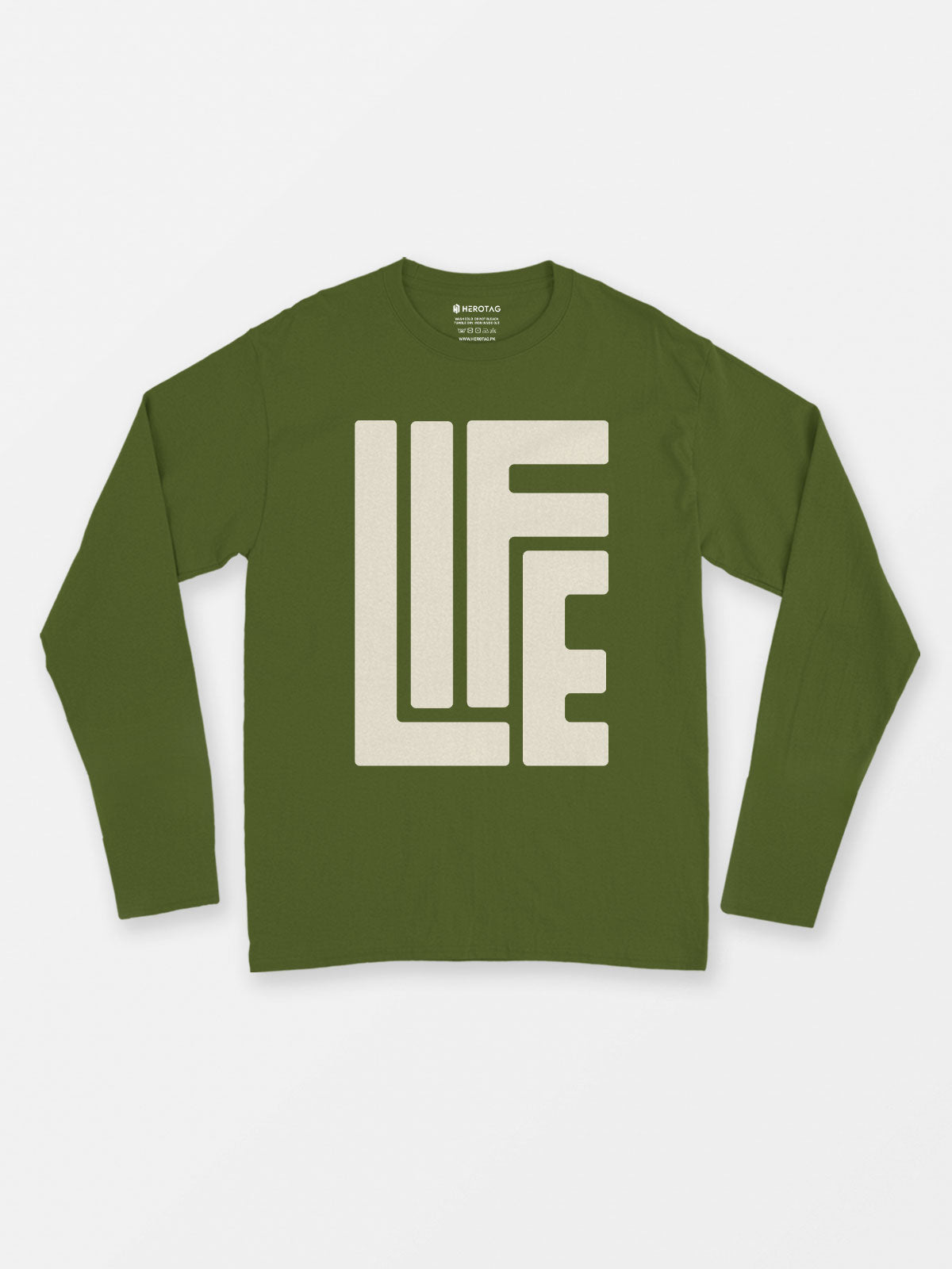 Geometric Life Long Sleeve T-Shirt
