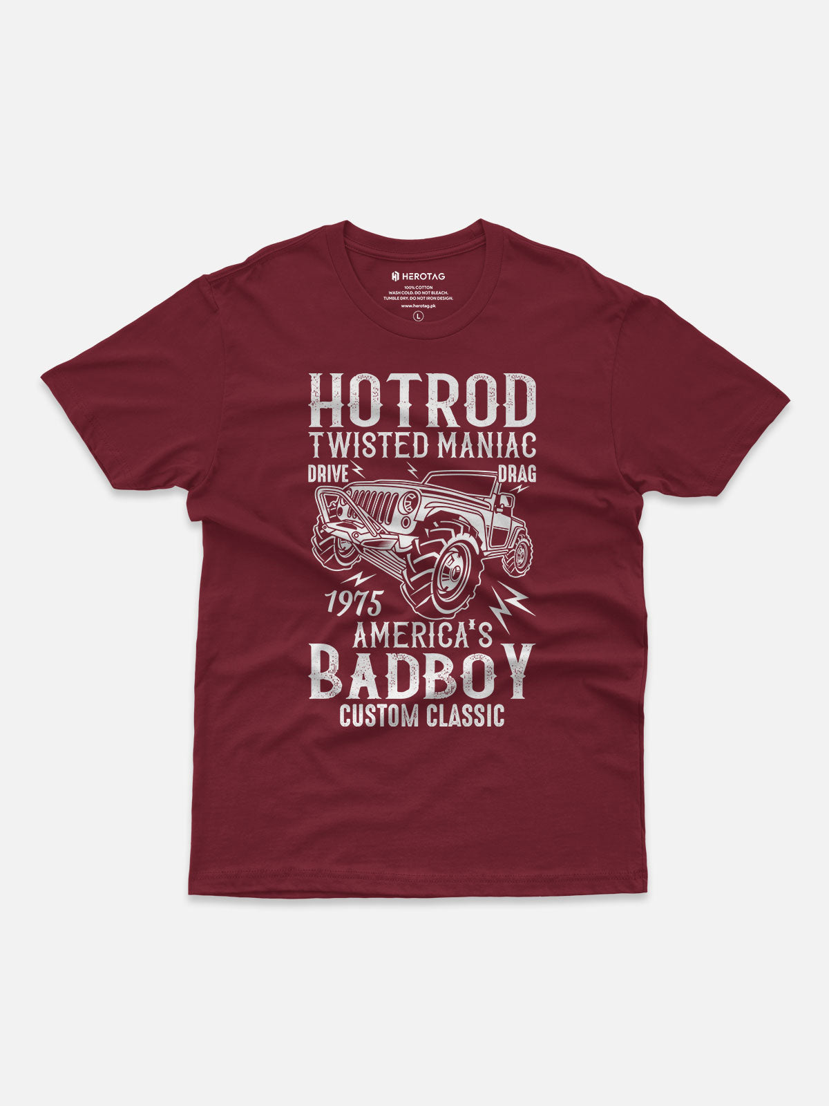 1975 Hot Rod Twisted Maniac Men's Vintage T-Shirt