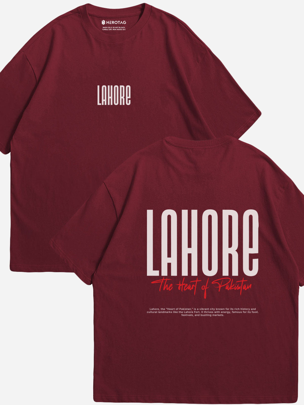 Lahore - Heart of Pakistan Oversized T-Shirt
