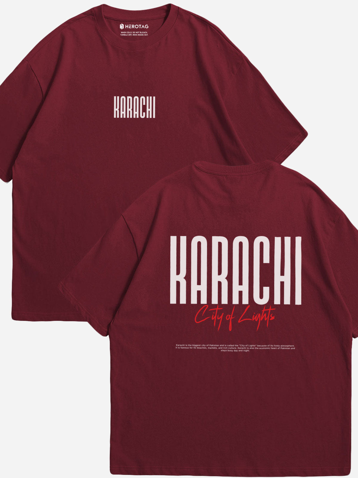 Karachi City of Lights Oversized T-Shirt