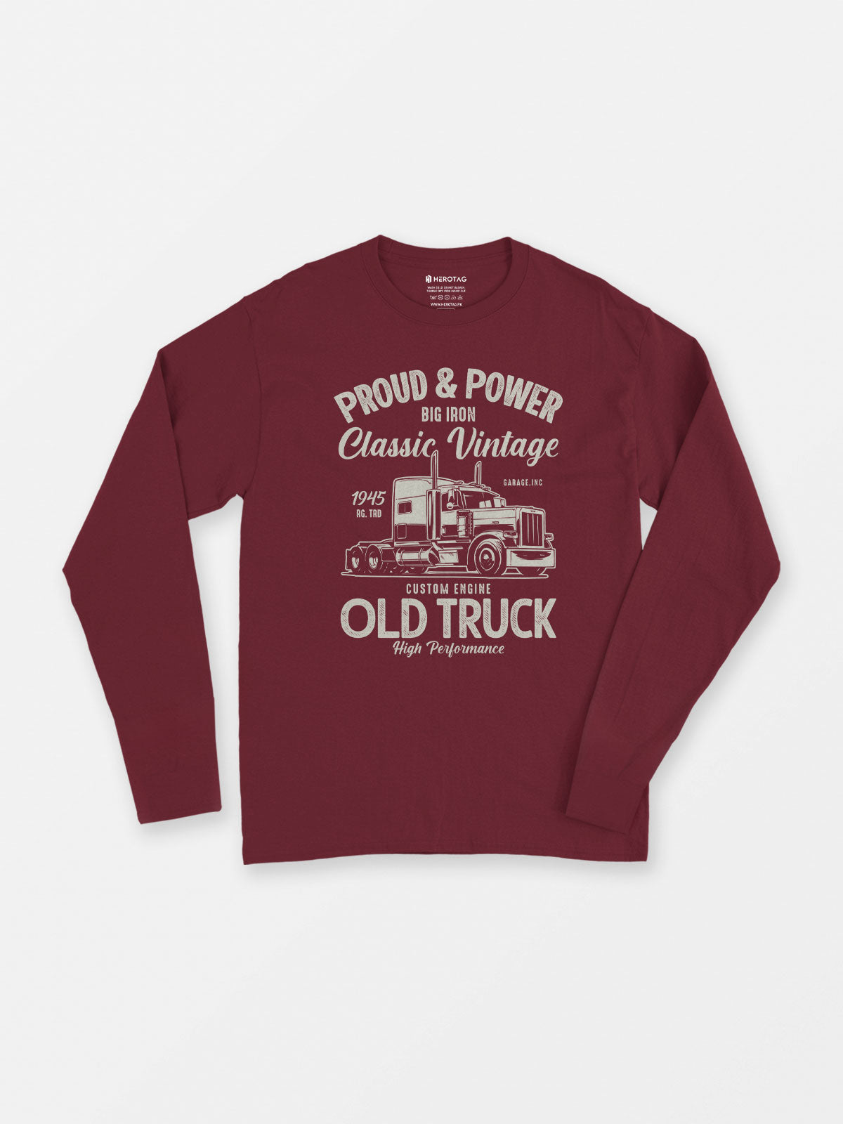 Proud & Power Classic Vintage Truck - Long Sleeve T-Shirt